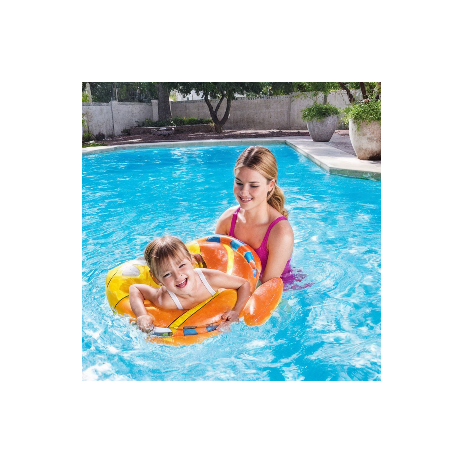 BESTWAY Inflatable Fish Swim Ring 81*76