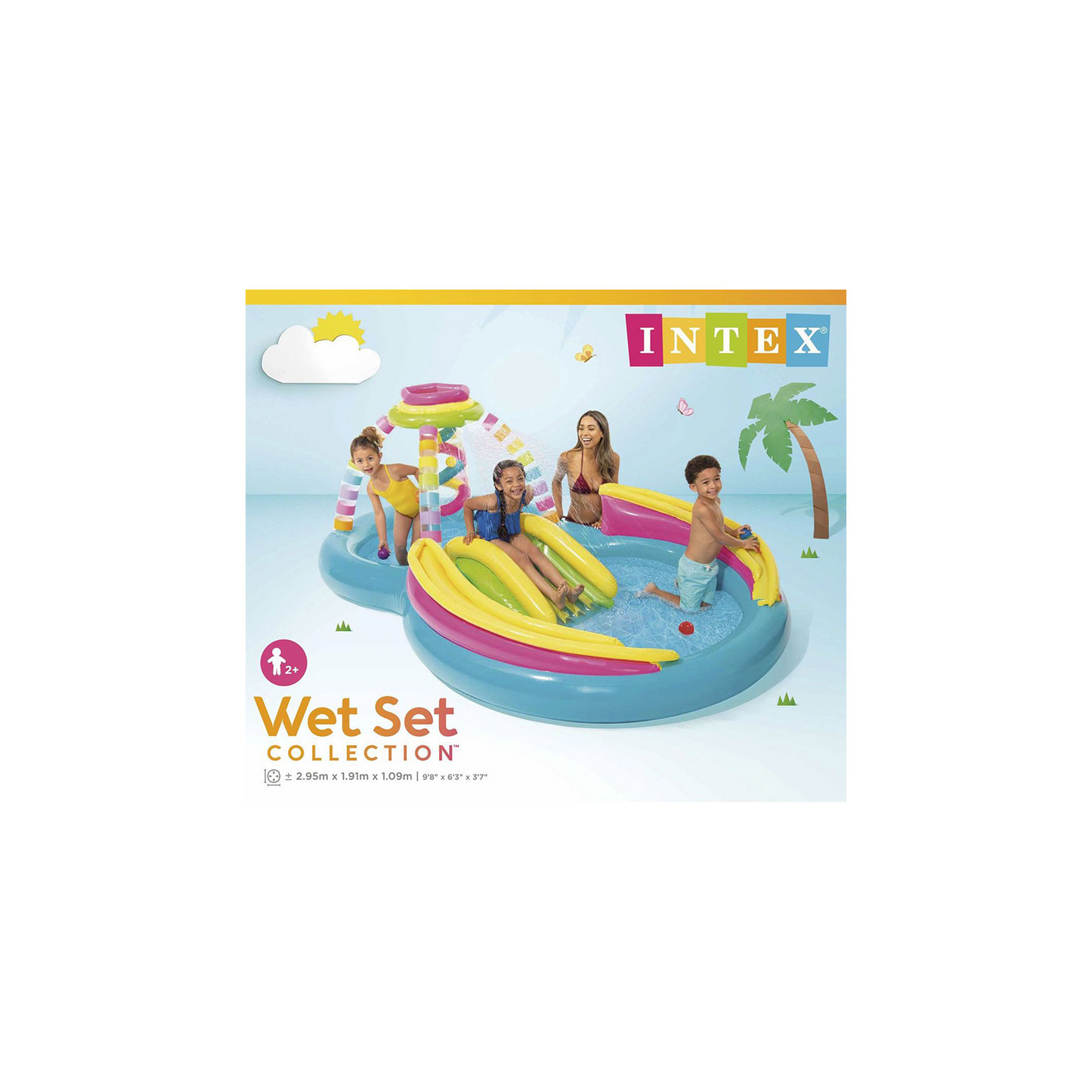 INTEX Rainbow play center 295*195*110