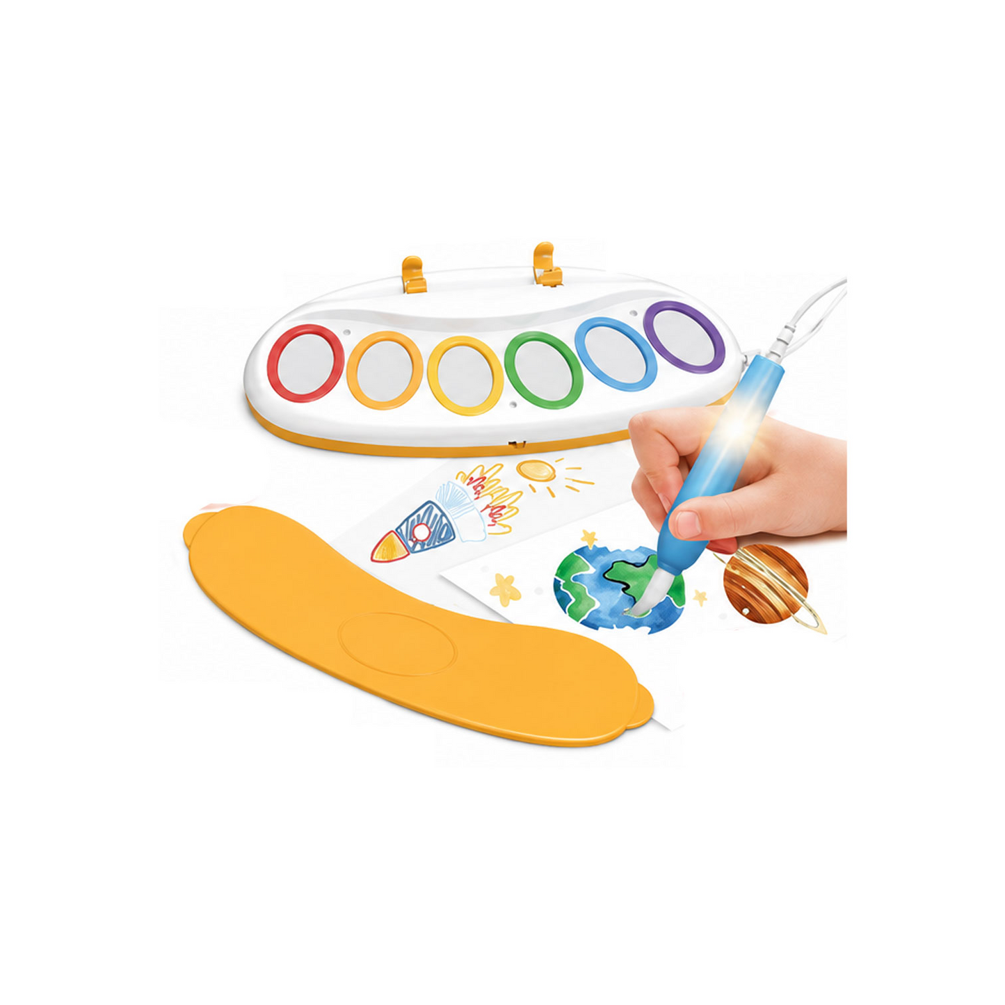 Magic coloring in a box