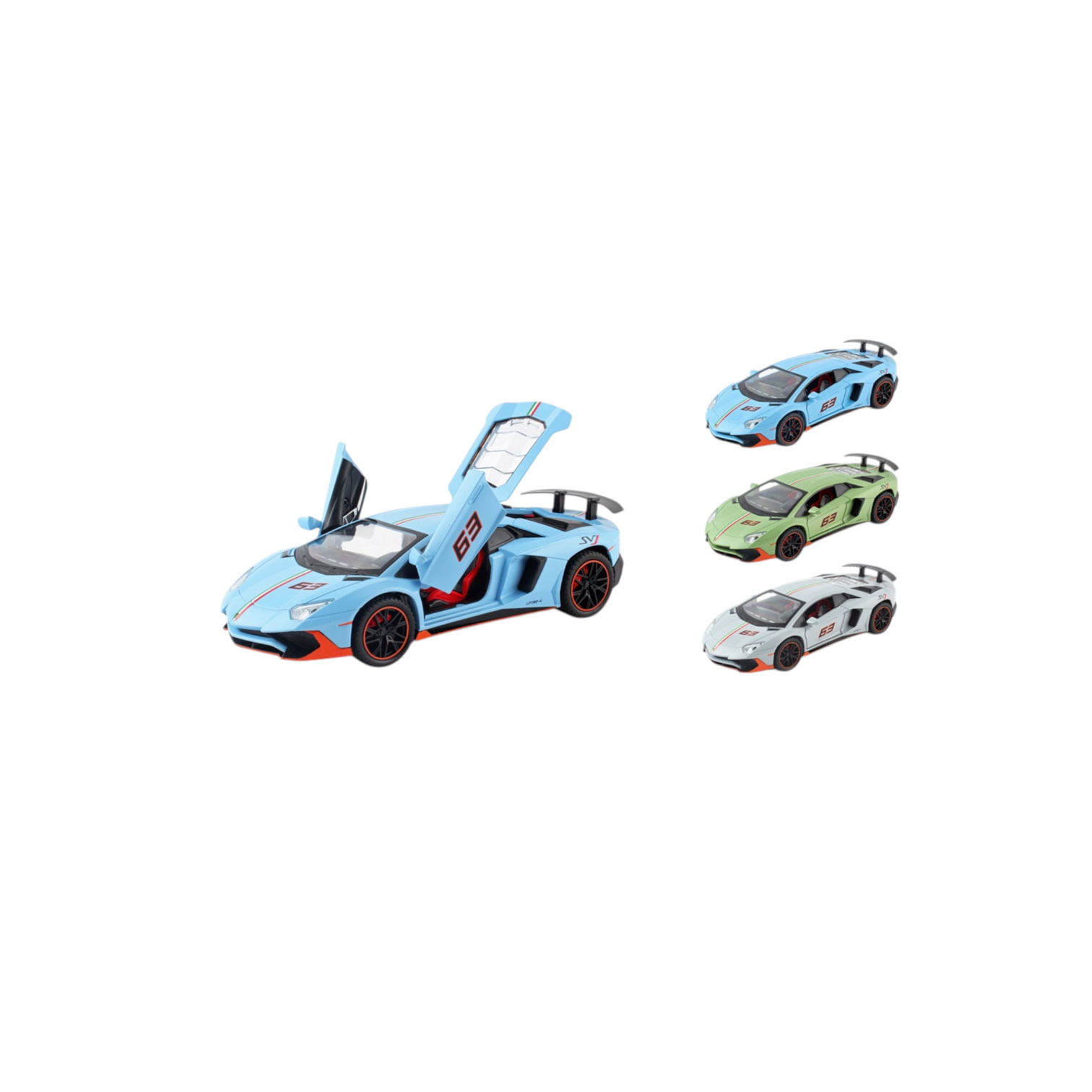 NET Lamborghini SVJ iron car