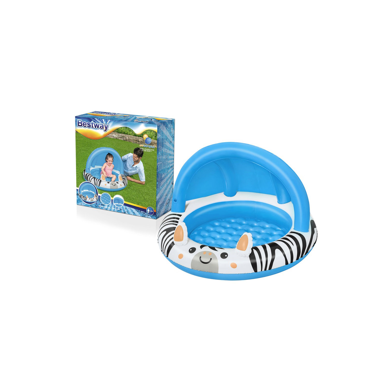 BESTWAY Kids' Pool With Cover 97*66