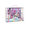 Makeup set with two folders and accessories in a box
