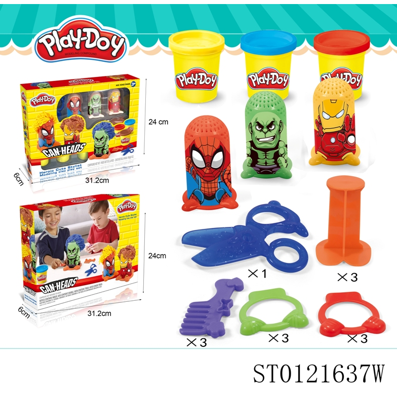 Avengers hair paste set boxed