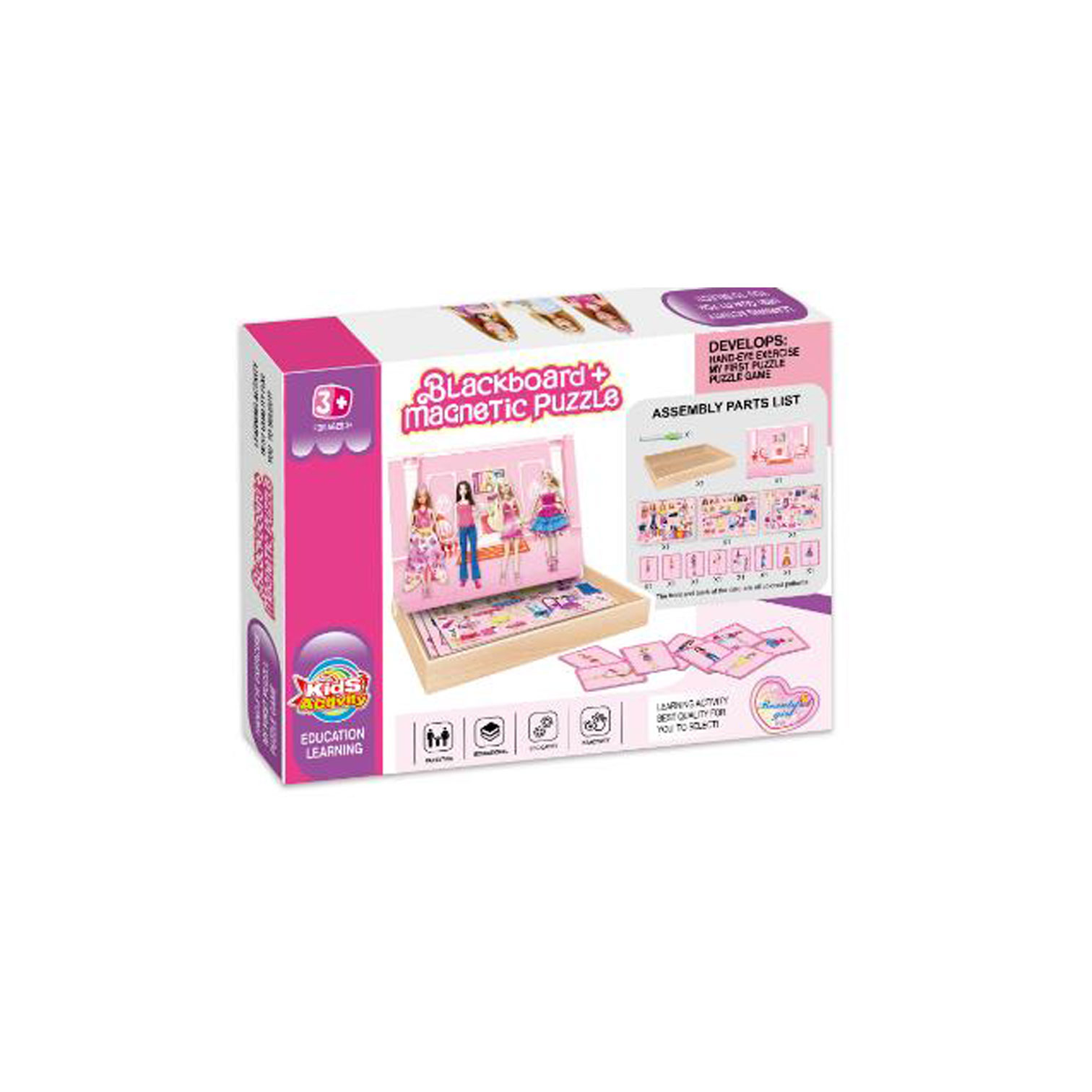 Girls floral magnet puzzle