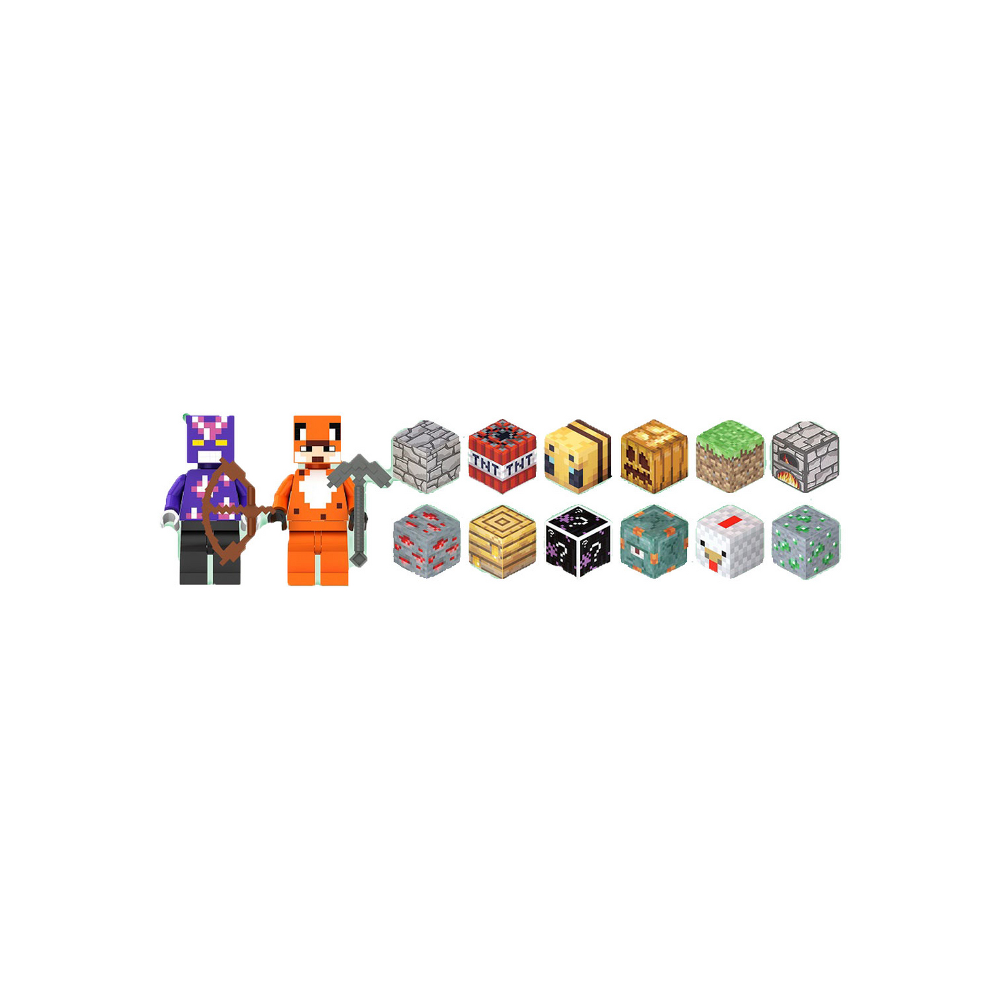 NET Minecraft Magnetic Assembly 104 pieces in boxes