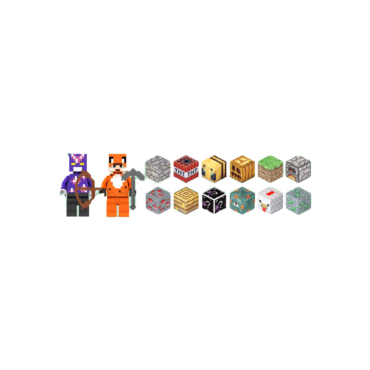 NET Minecraft Magnetic Assembly 104 pieces in boxes