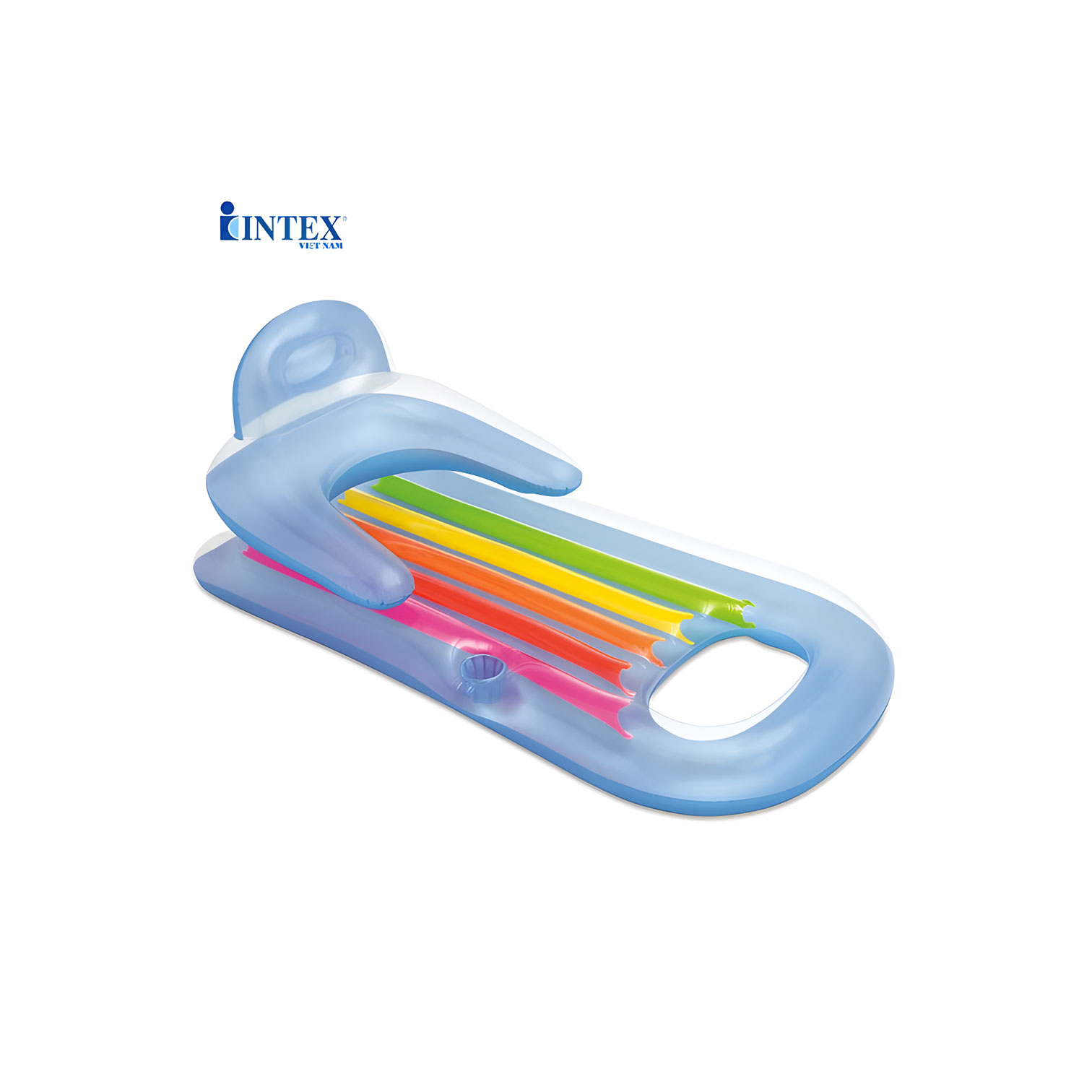 INTEX 160*85 Float Mattress With Backrest