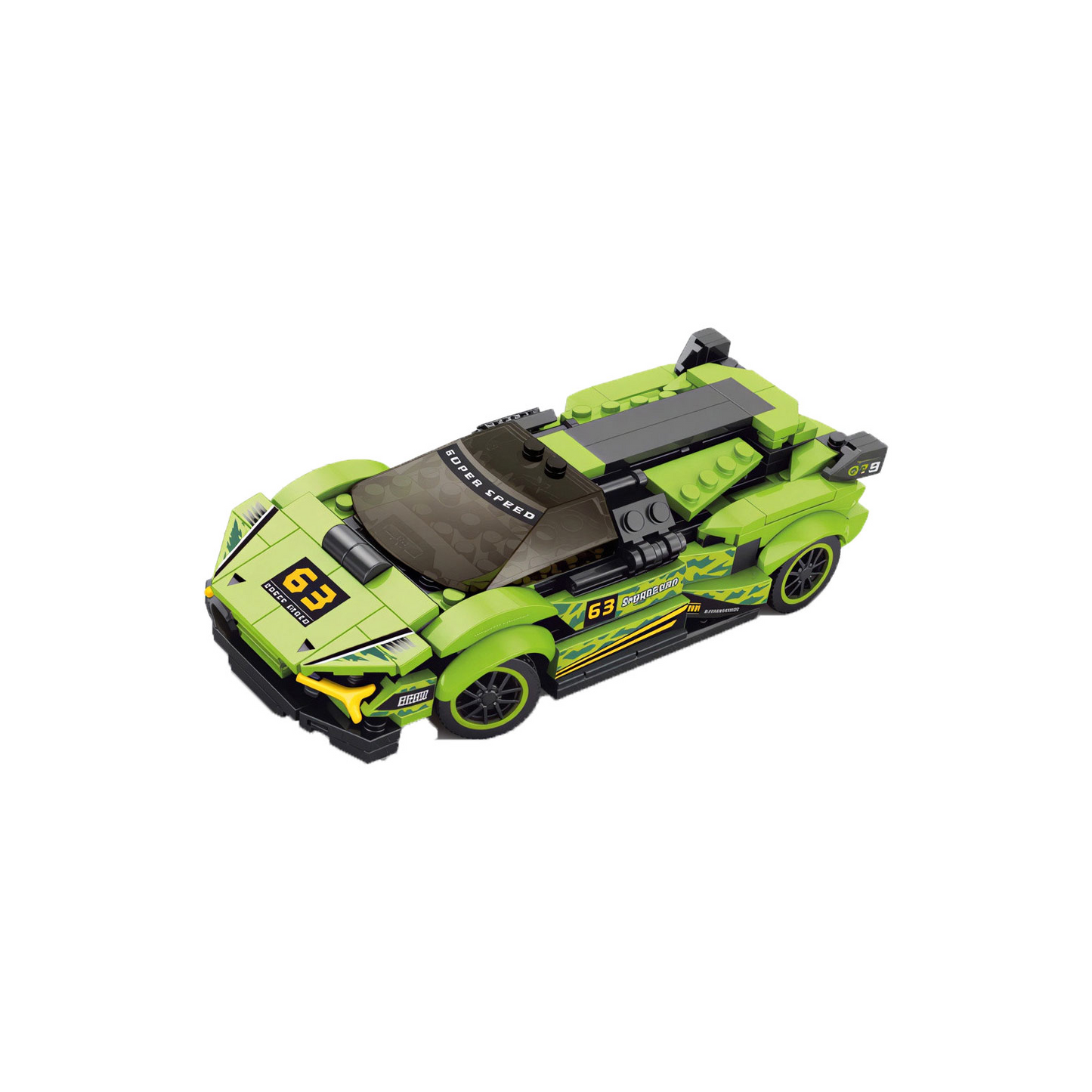 Remote control car assembly, 275 pieces in a box