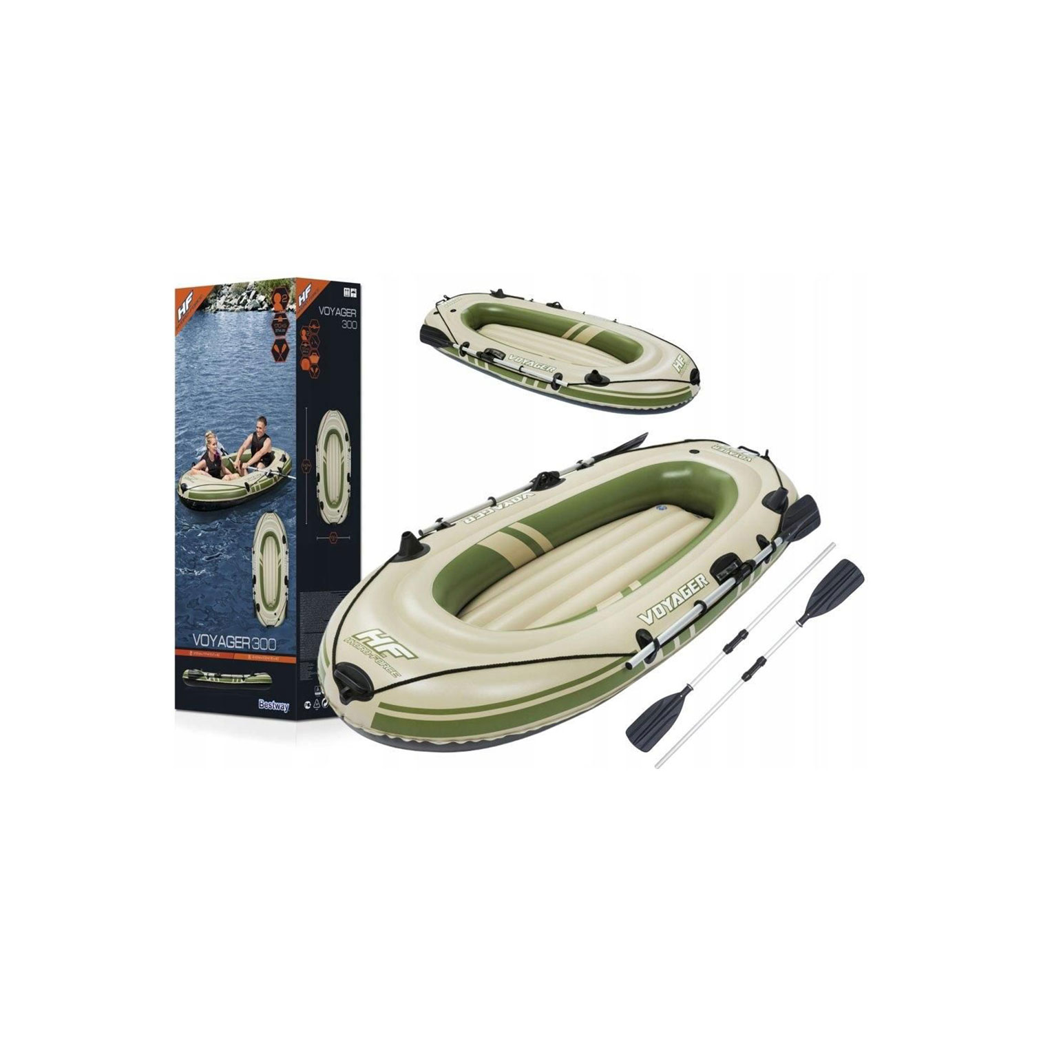 BESTWAY Camouflage 3-Person Boat