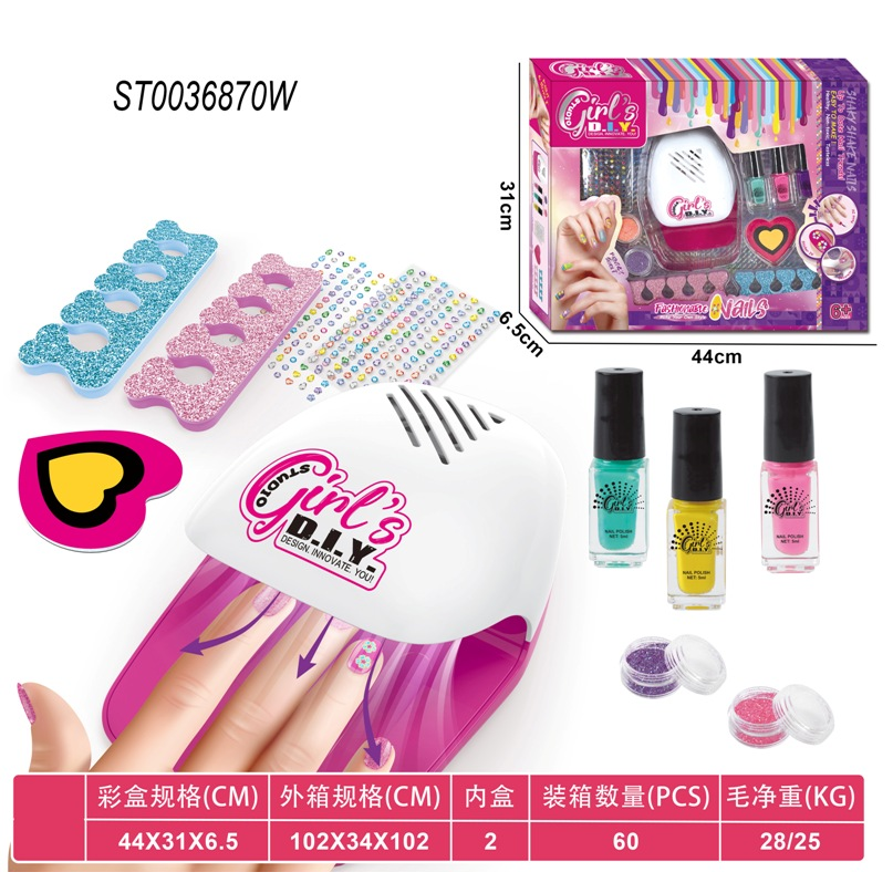 Several nails in a box