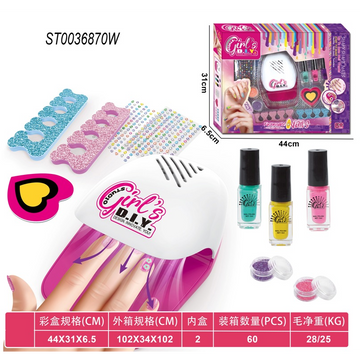 Several nails in a box