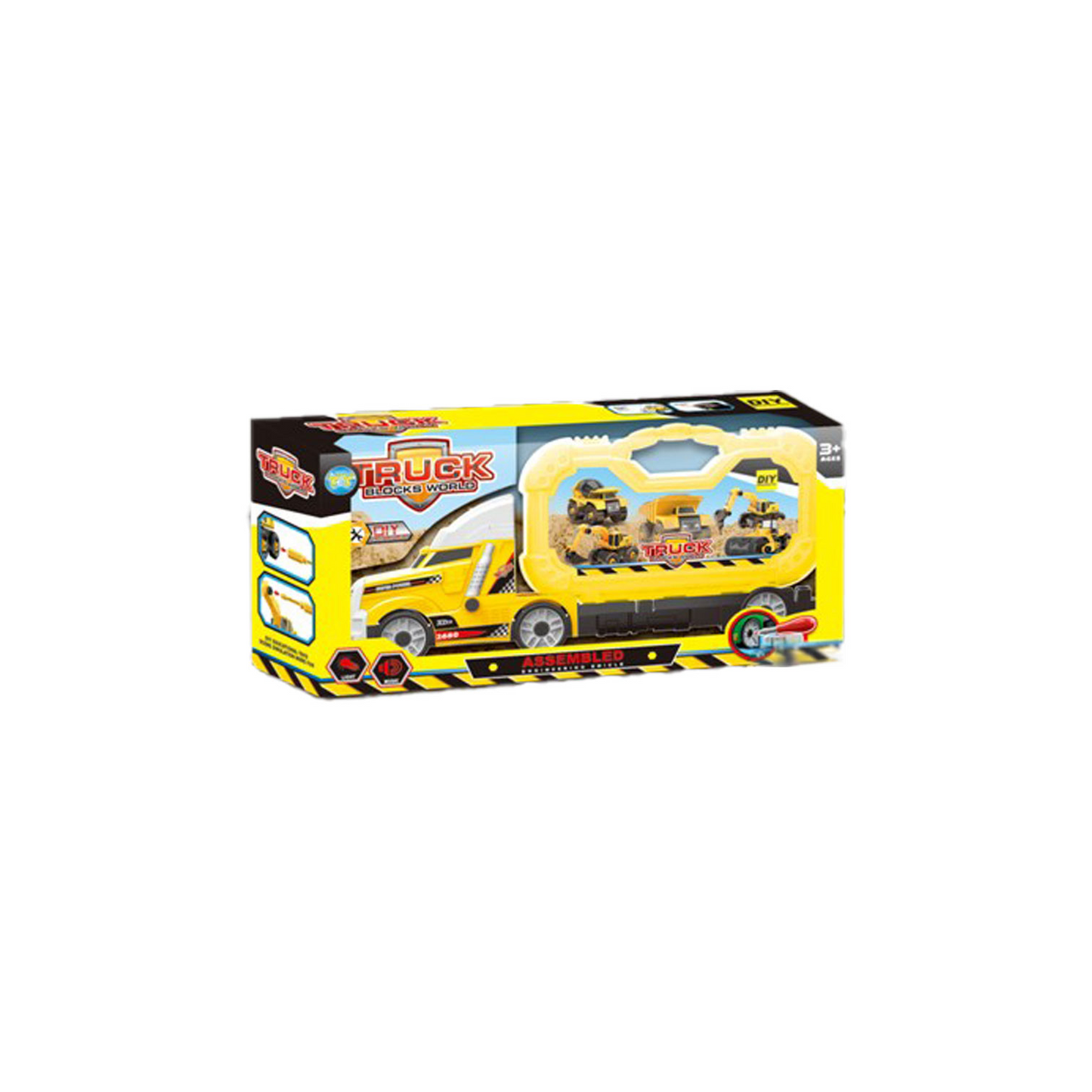 Truck with bag for installing mechanisms in a box