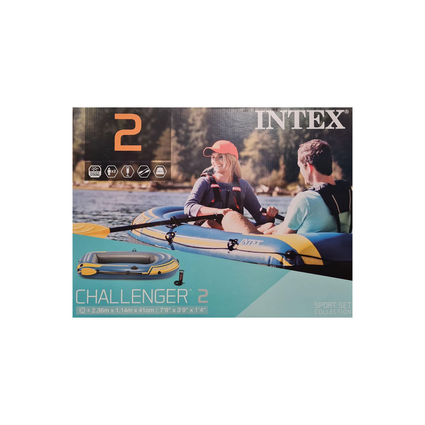 INTEX 2-Person Boat 41*114*236
