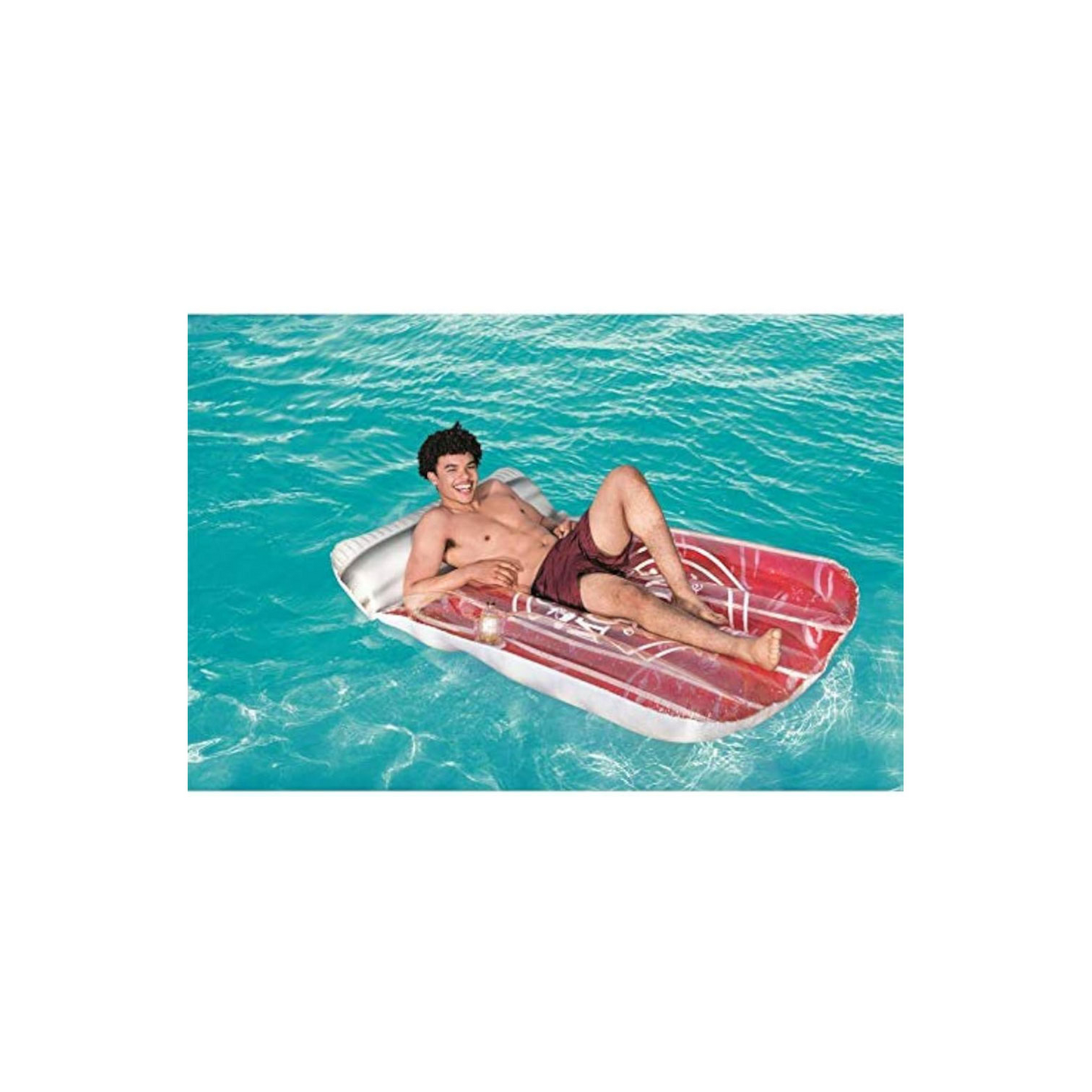 BESTWAY Moonshine Red Beach Float Mattress 190*114
