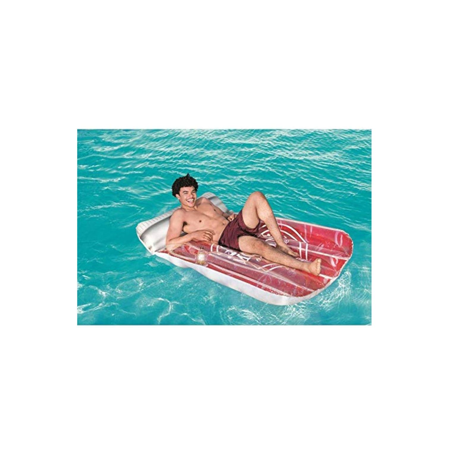 BESTWAY Moonshine Red Beach Float Mattress 190*114