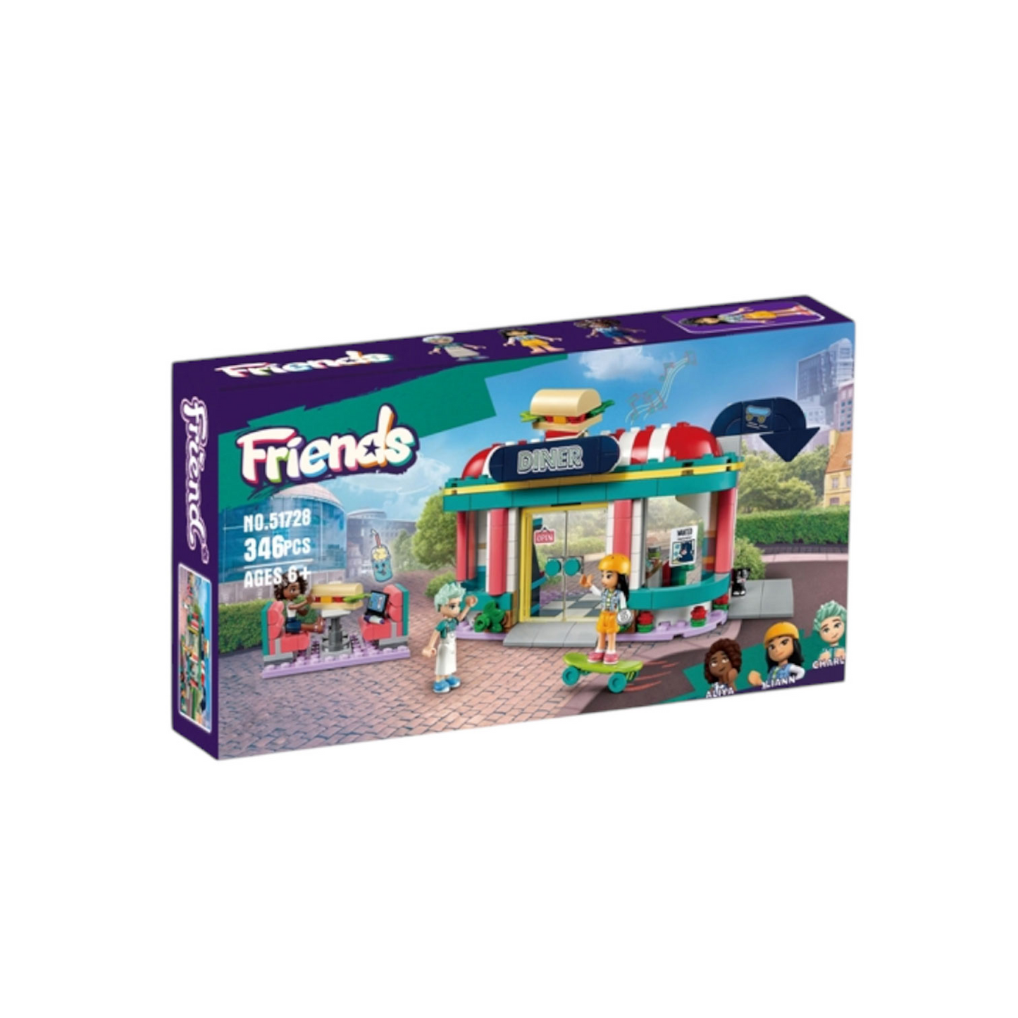 FREINDS children's toy 346 pieces in a box