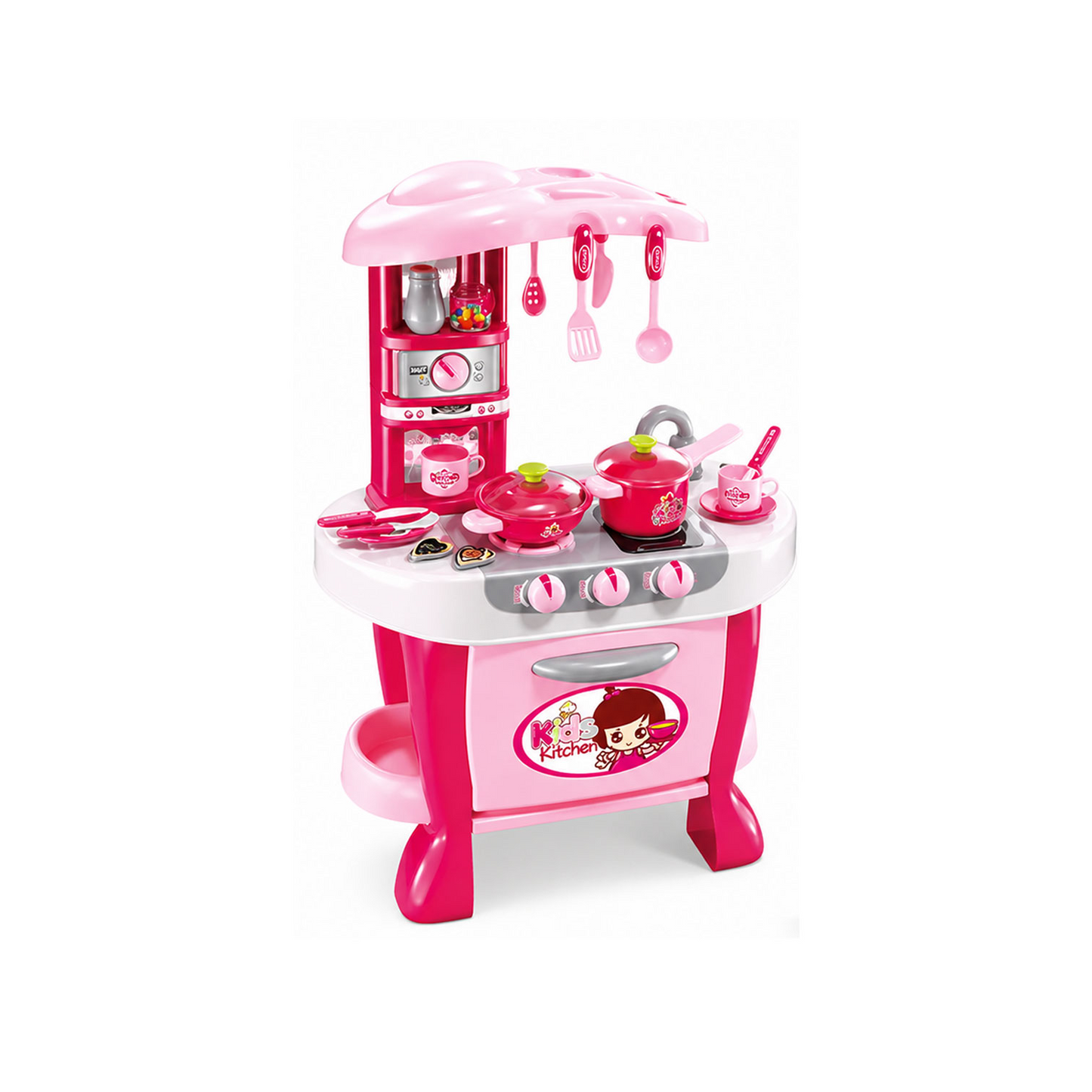 NET Large battery-operated toy kitchen with Case