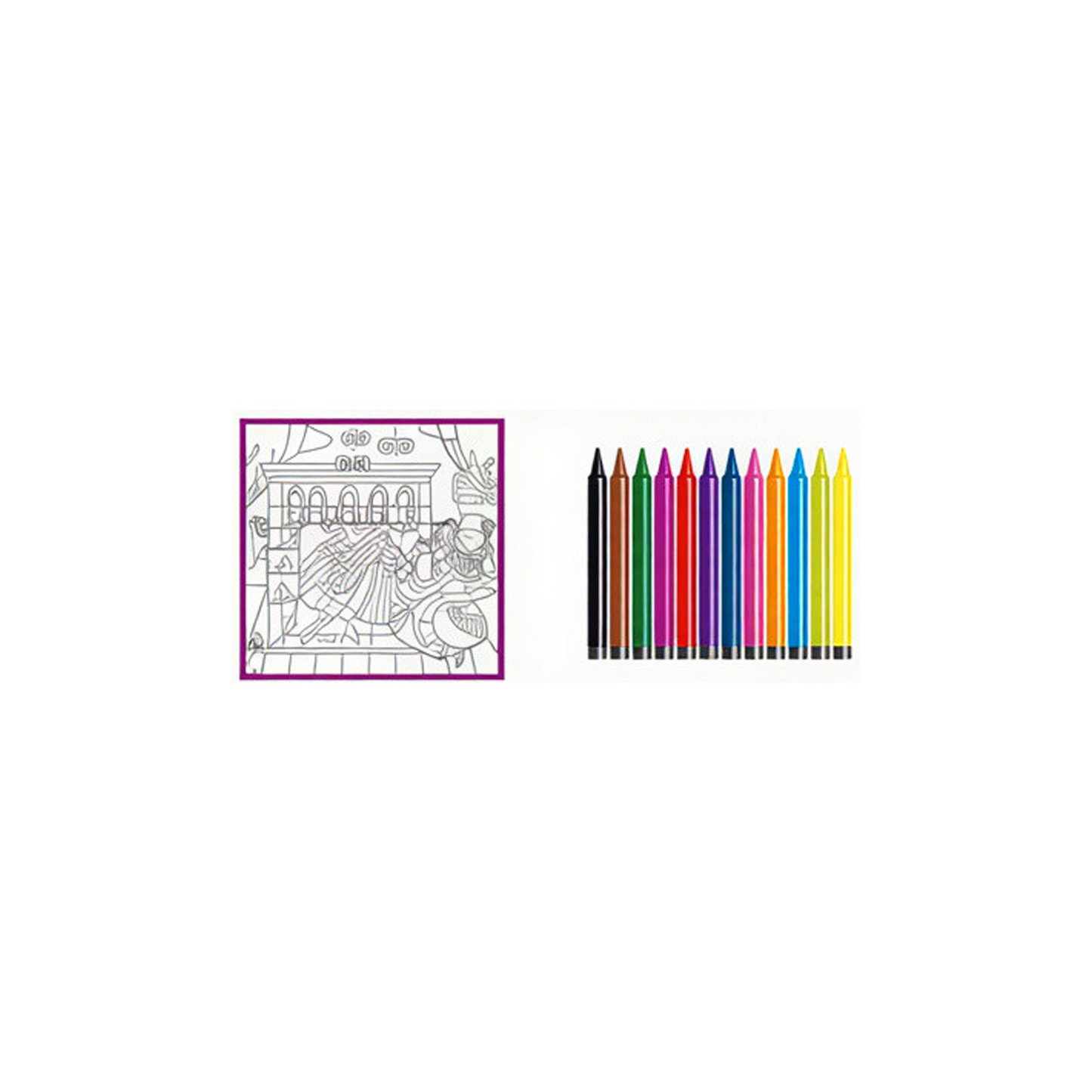 NET Large coloring rug in a box