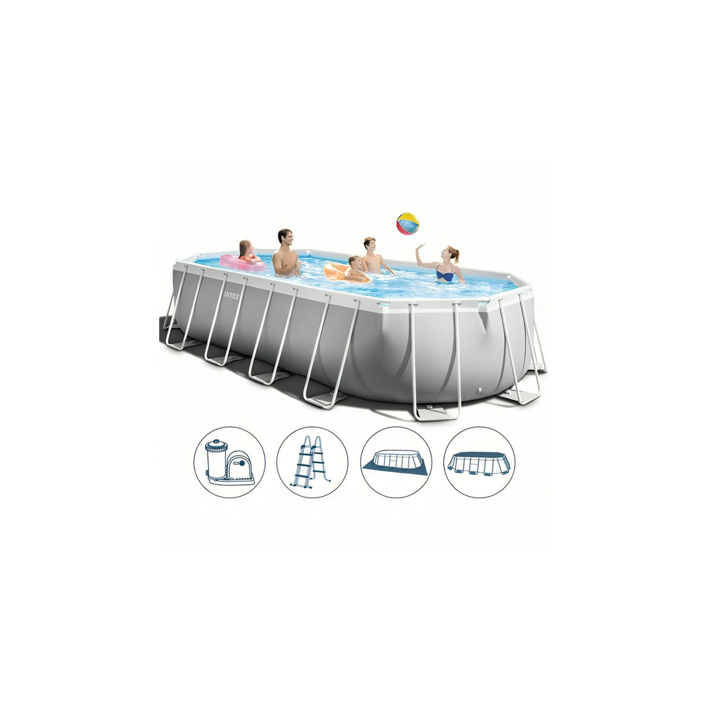 INTEX Oval Pool Set 503*274*122