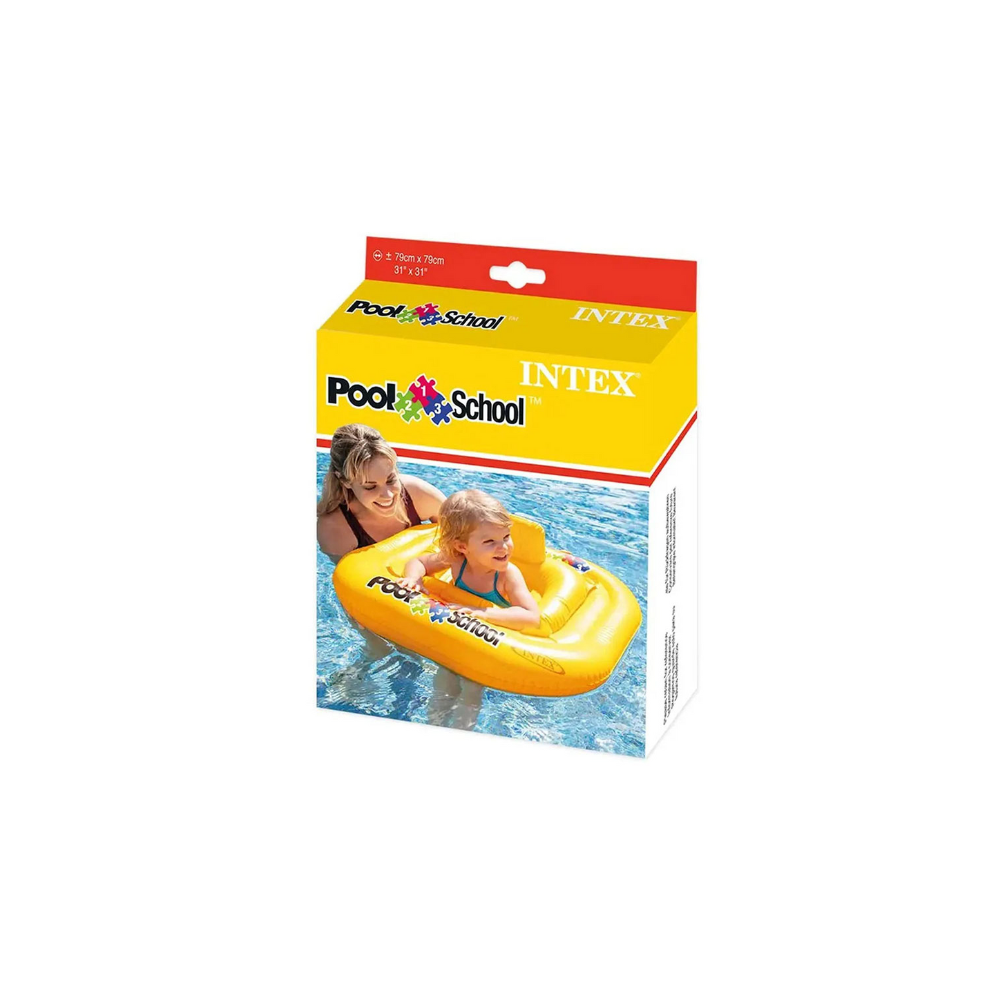 INTEX Yellow Baby Seat Swim Ring 79*79