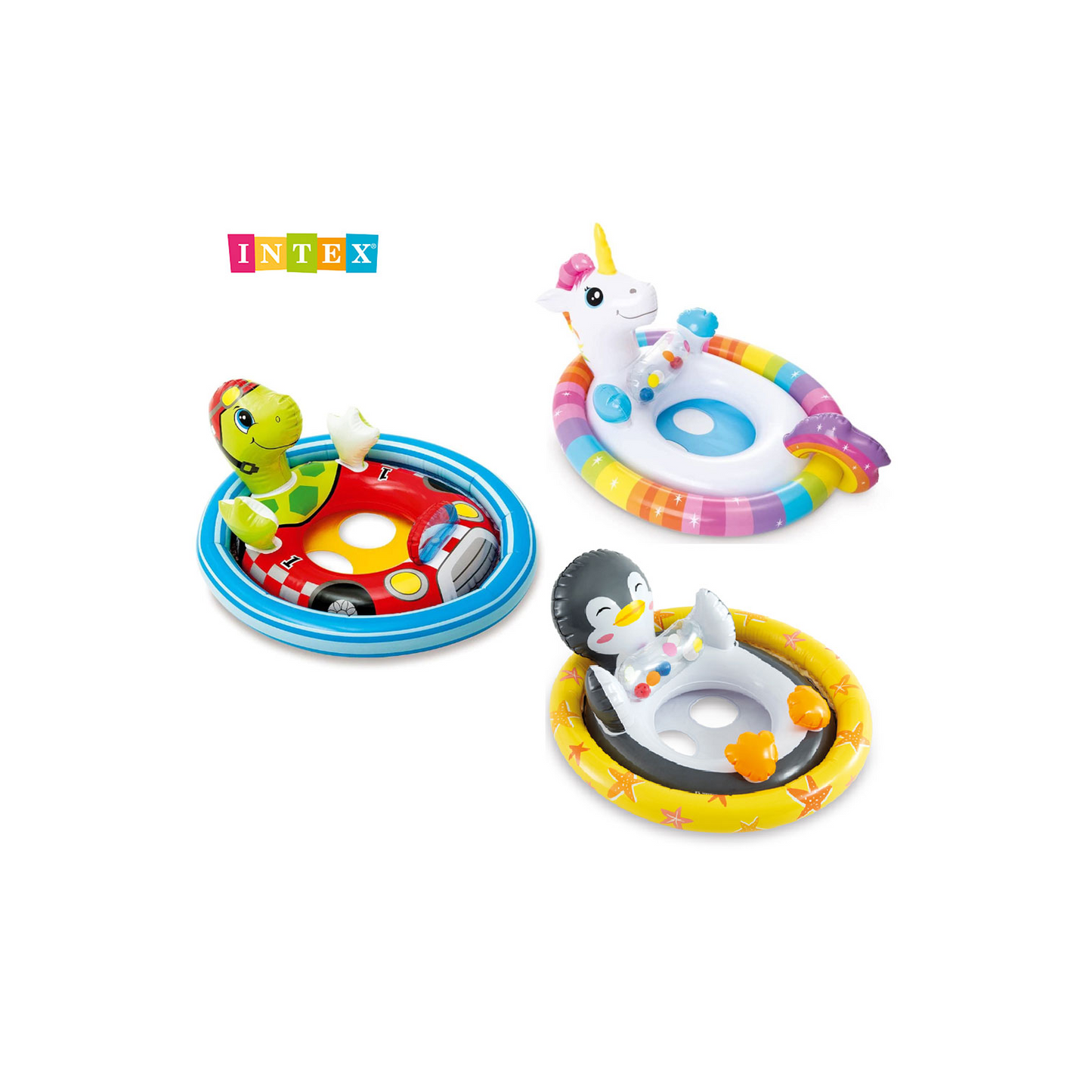 INTEX Baby Float 3 Animal Models Bagged
