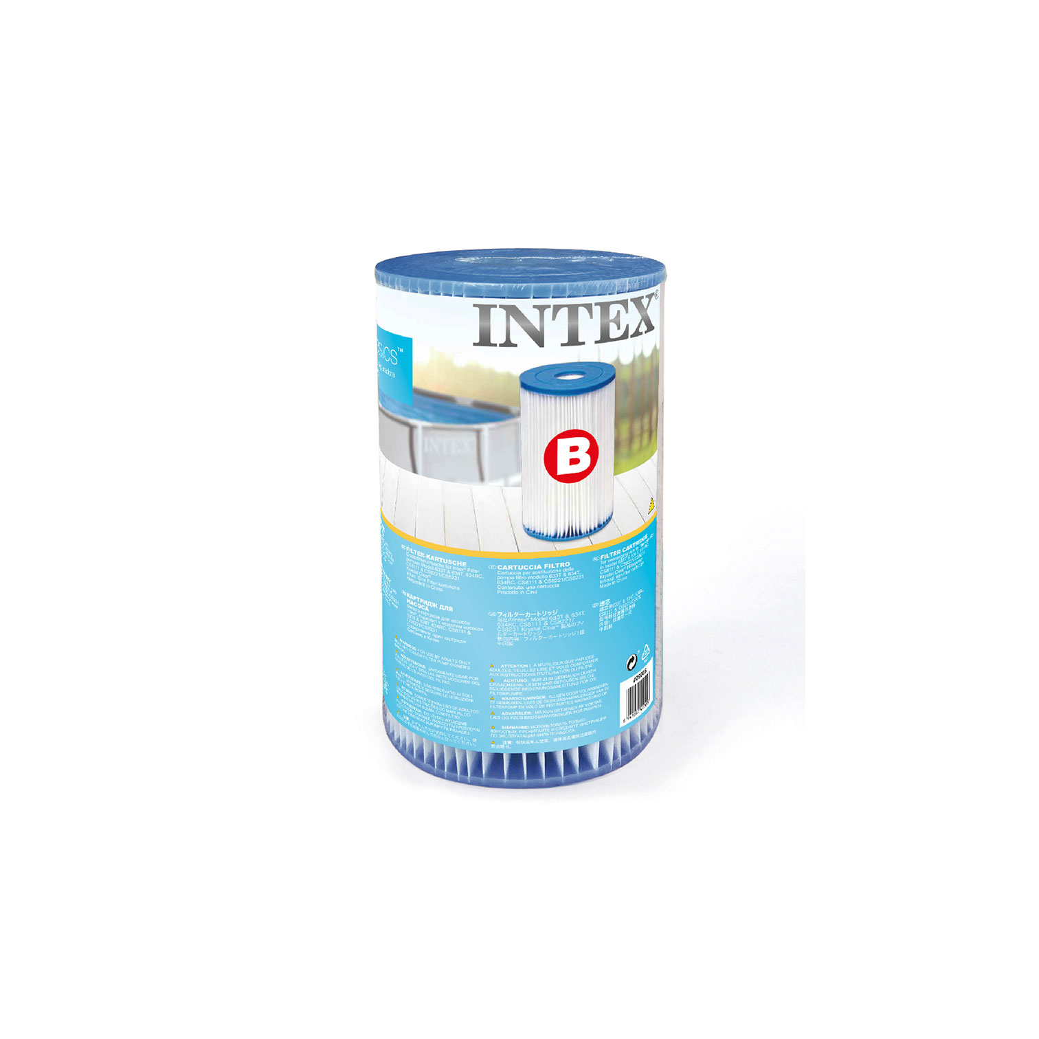 INTEX Filter Cartridge Size B