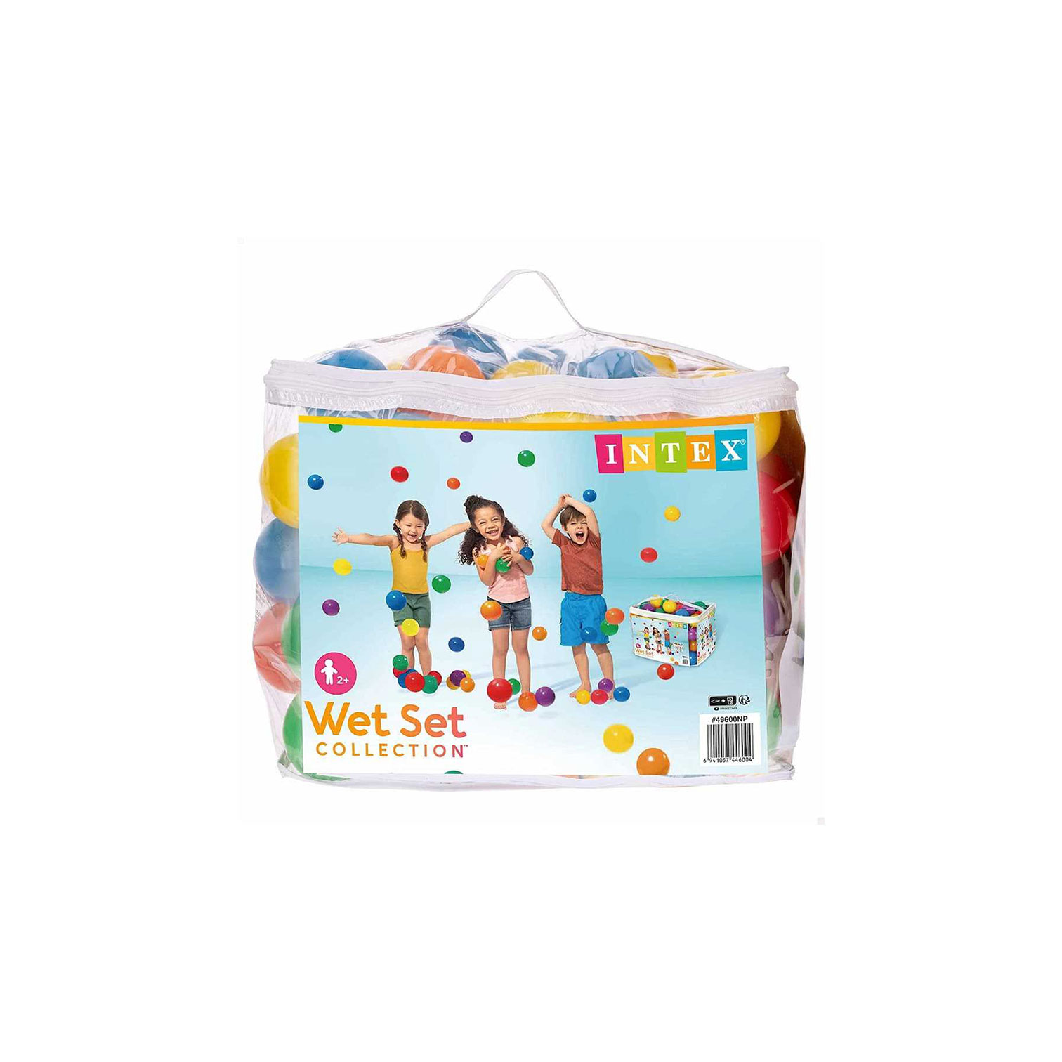 INTEX Colorful Balls *100 In Bag 8 cm