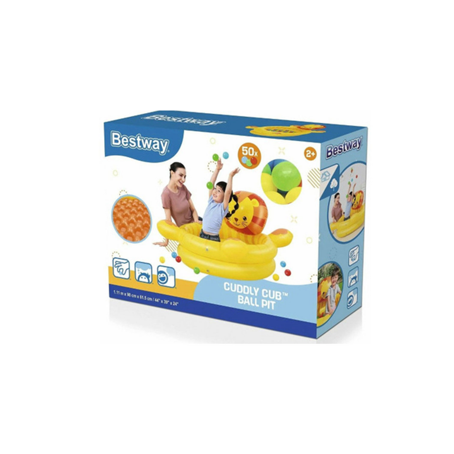 Bestway Lion Pool With 50 Balls 111*98*61.5