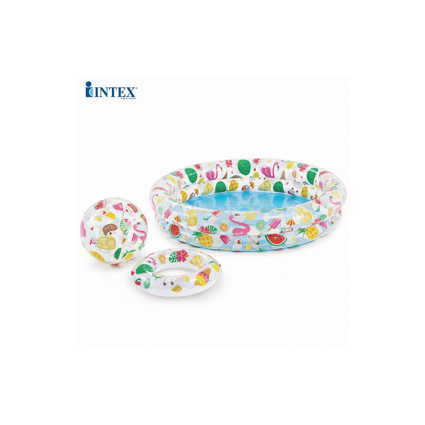 INTEX Fruit Pool Set 122 cm Bagged