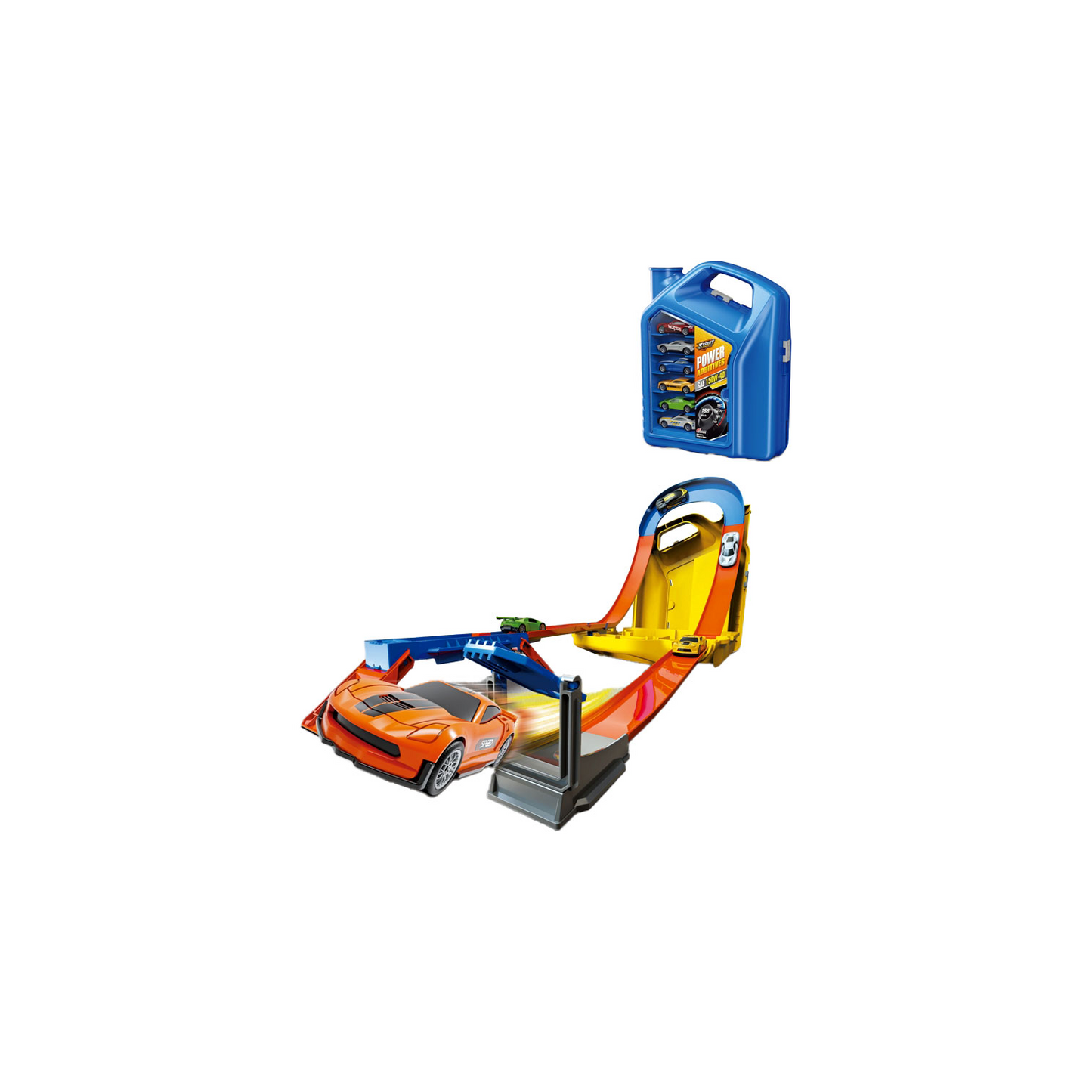 Gallon race rail in a can