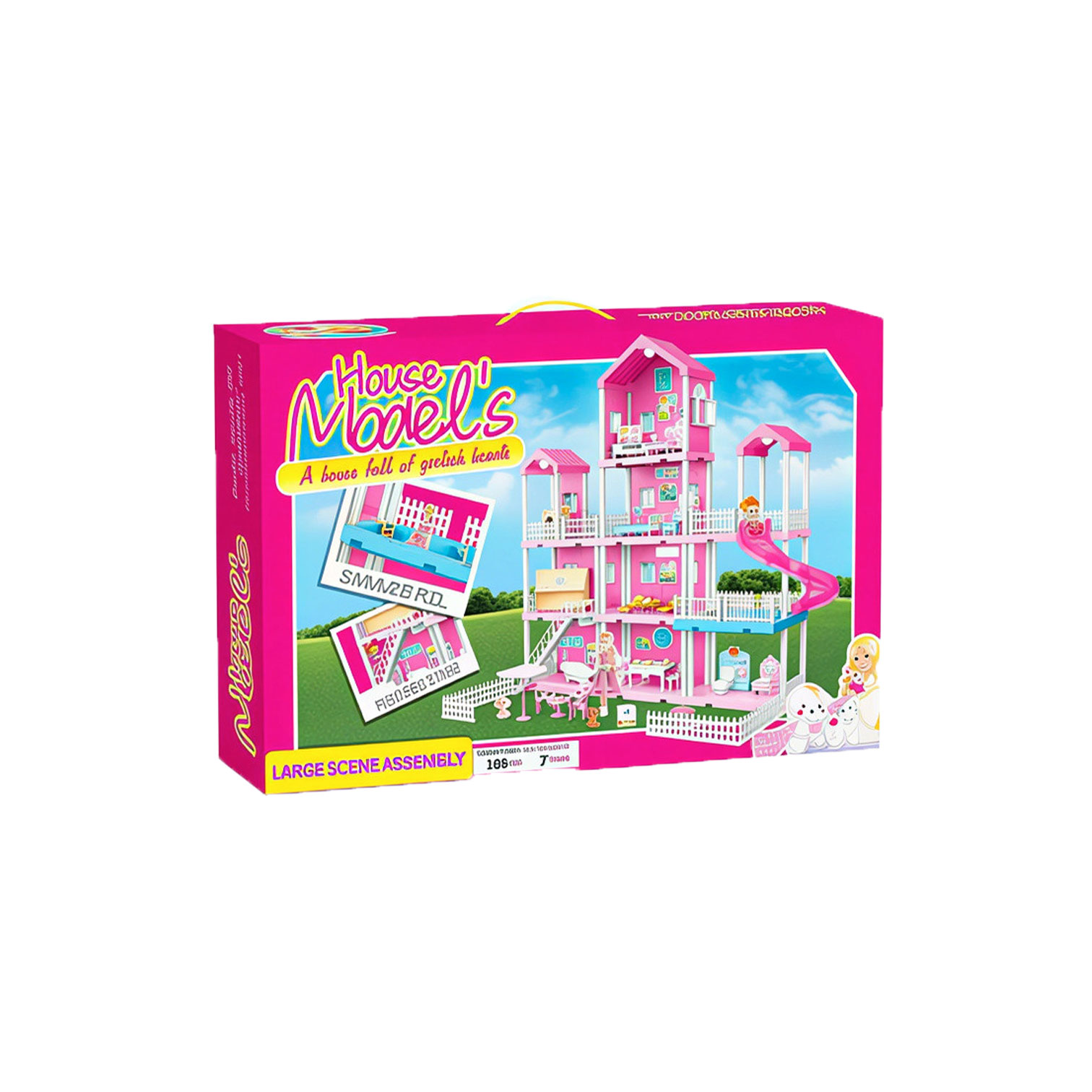 NET Large 90cm toy house boxed