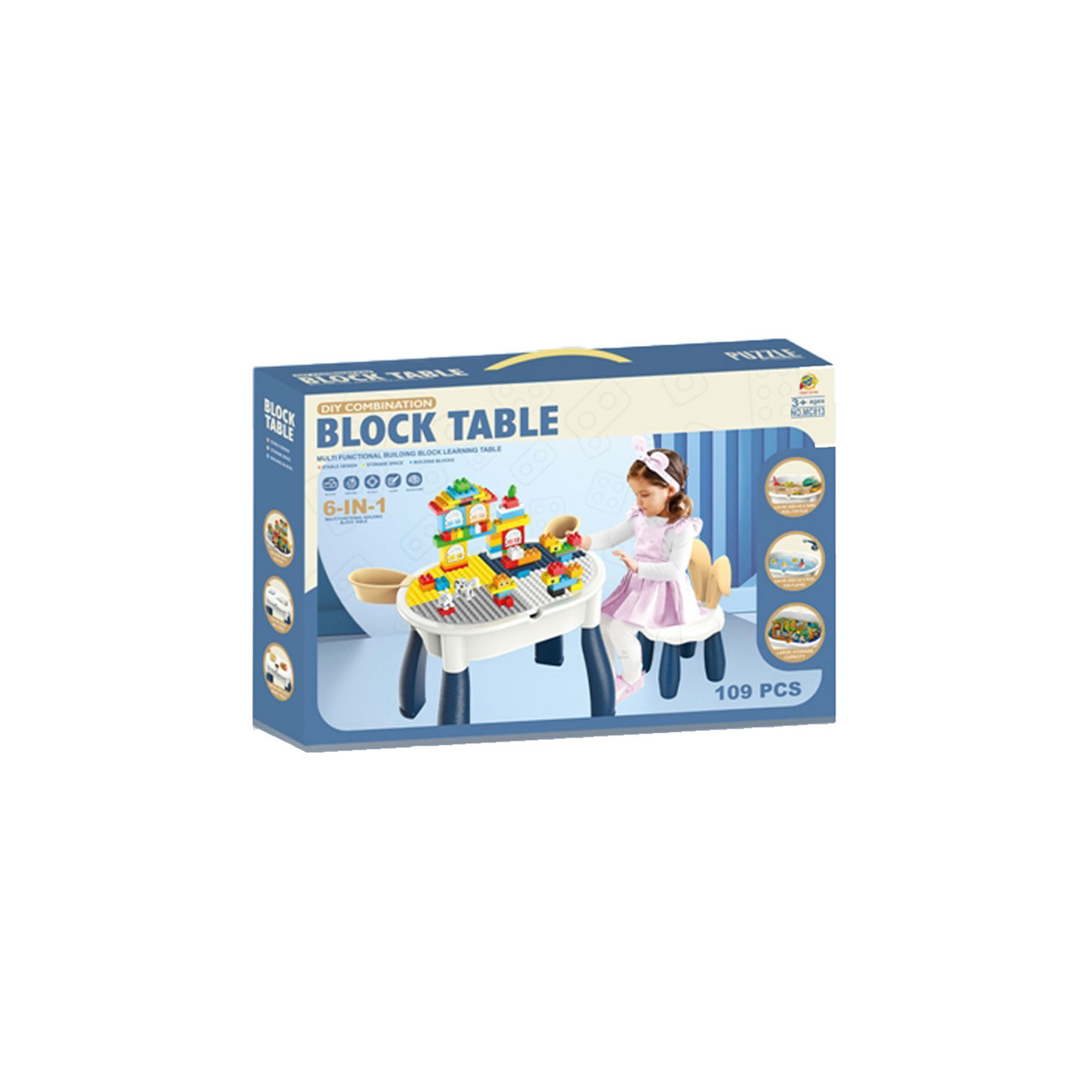 NET assembly table with chair 109 pieces in a box