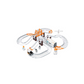 Train with moving track Spaceman with battery box