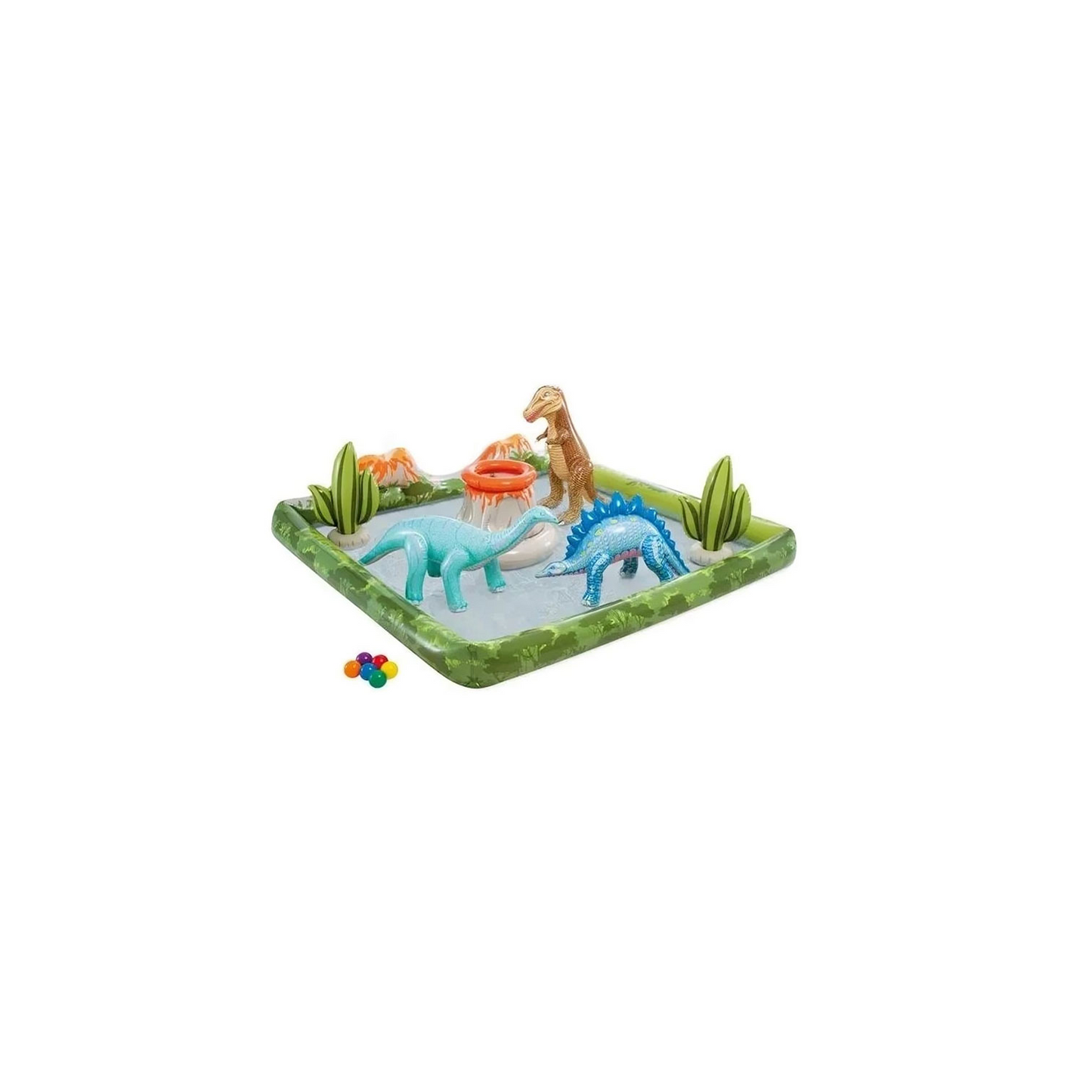 INTEX Dinosaur Play Center With Volcano 201*201*36