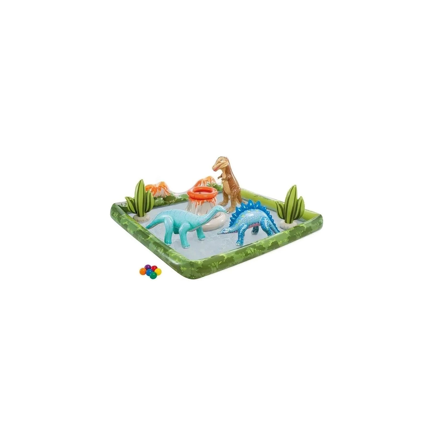 INTEX Dinosaur Play Center With Volcano 201*201*36