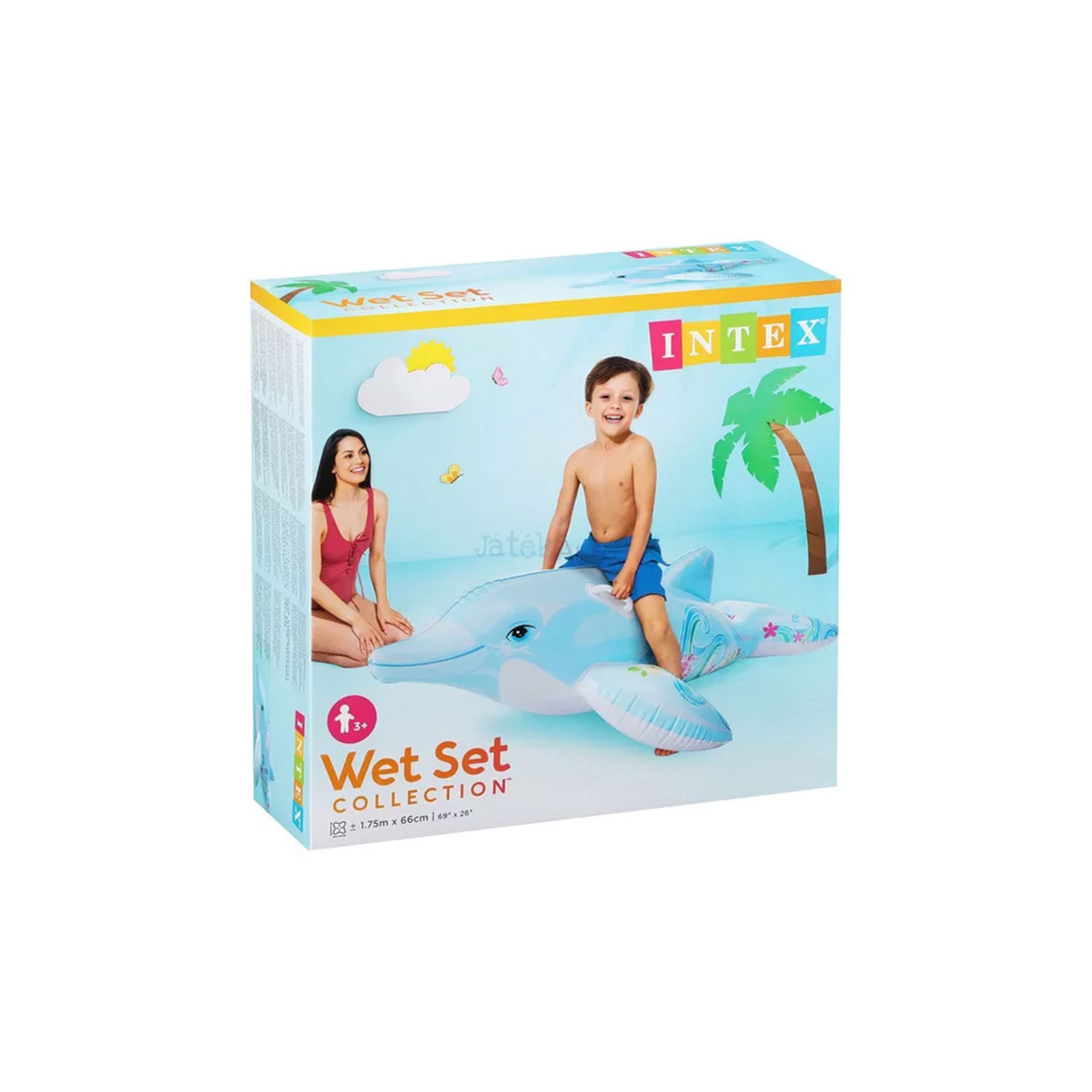 INTEX Blue Inflatable Dolphin 175*66