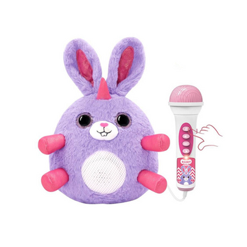 Plush with microphone in a box