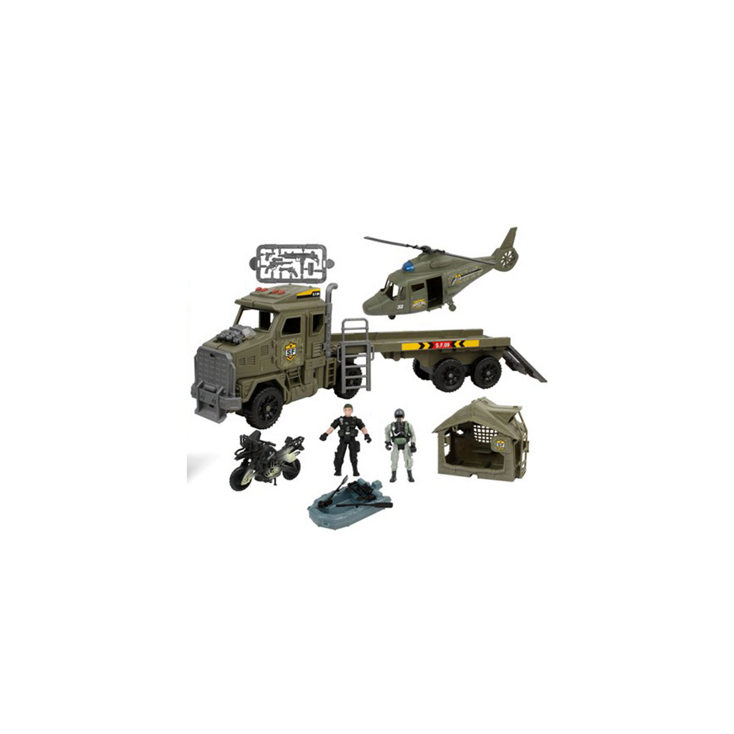 NET large military set in a box