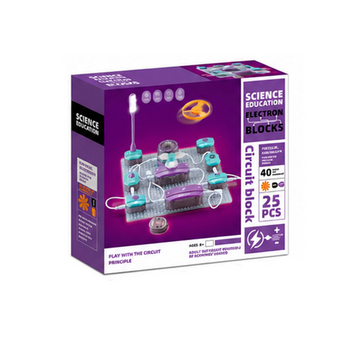 Electrical building set with accessories boxed