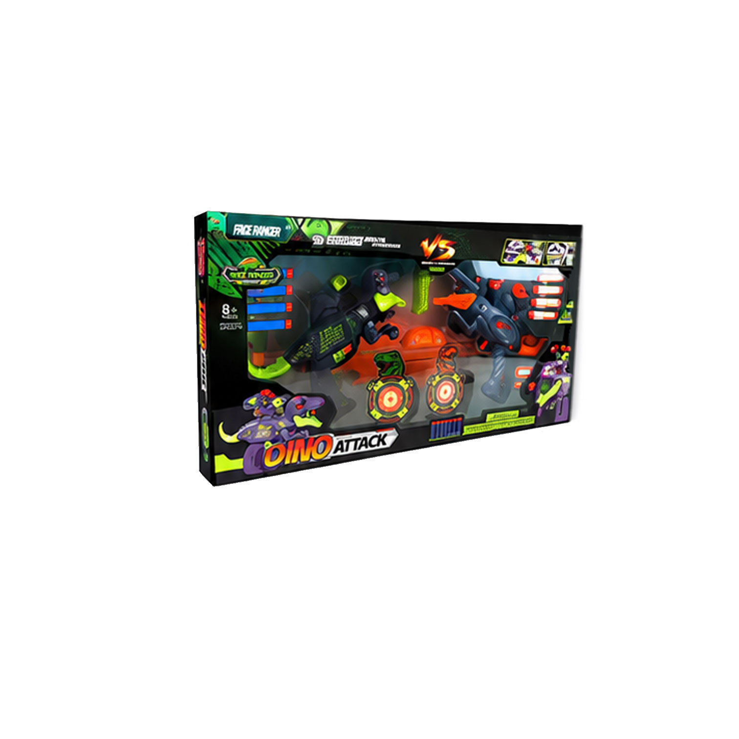 NET individual dinosaur sponge shots*2 in a box