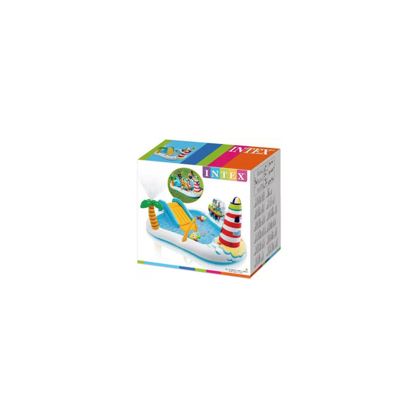 INTEX Patterned Round Inflatable Pool 168*46