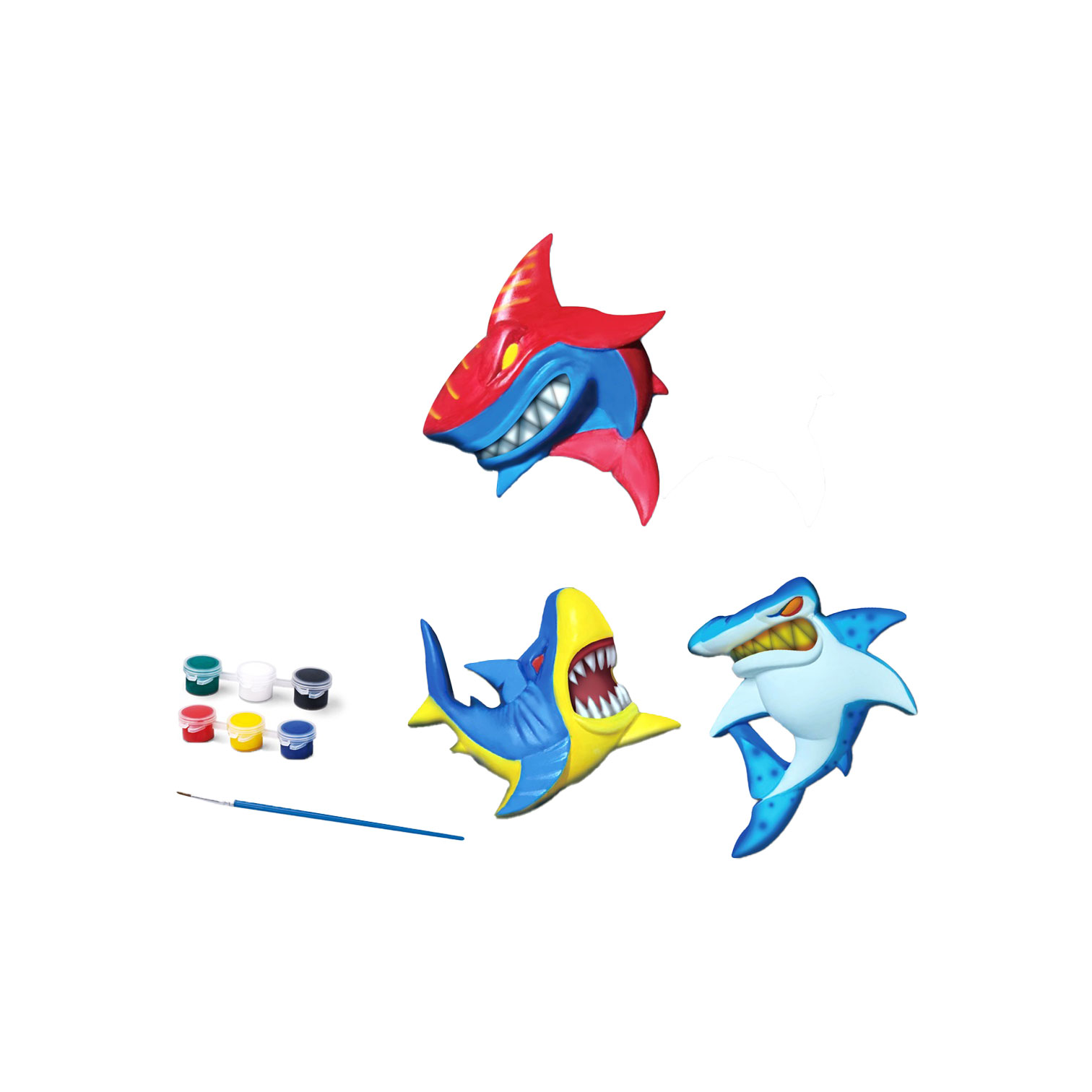 SHARK coloring kit boxed