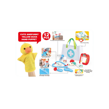 doctor set with duck marionette