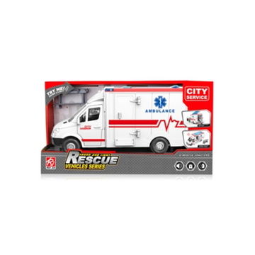 Sound and light ambulance in a box
