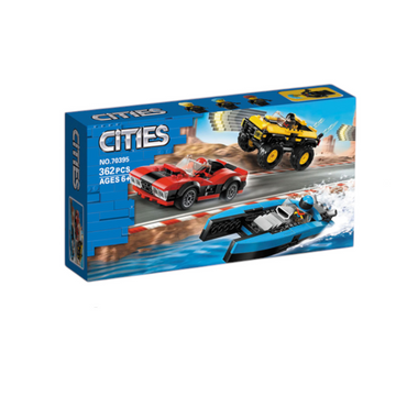 CITY Assembling 362 pieces in a box