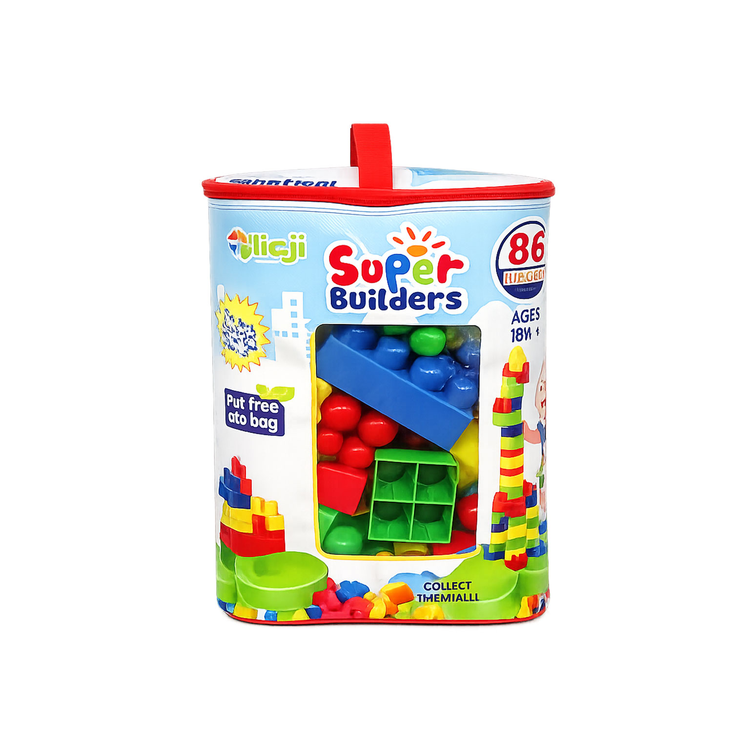 Large assembly bag 86 pieces