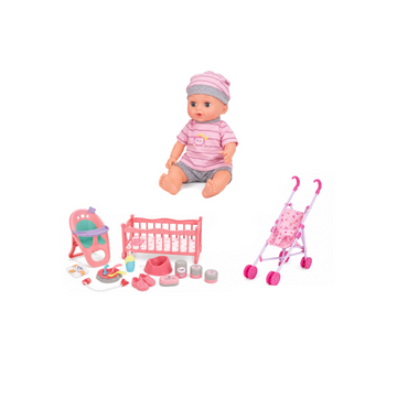 Baby was born with a garage and things in a box
