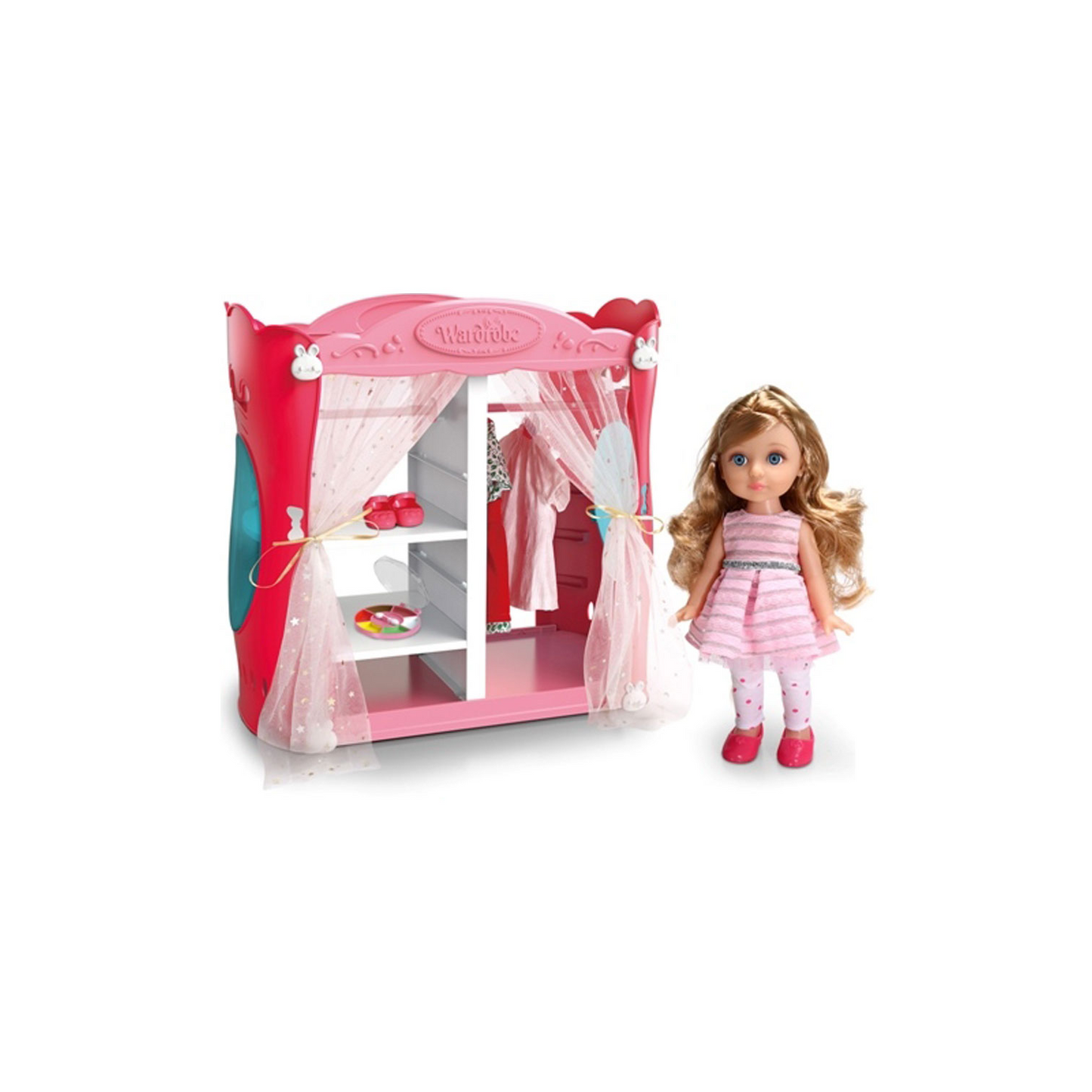 Girl with a large closet boxed