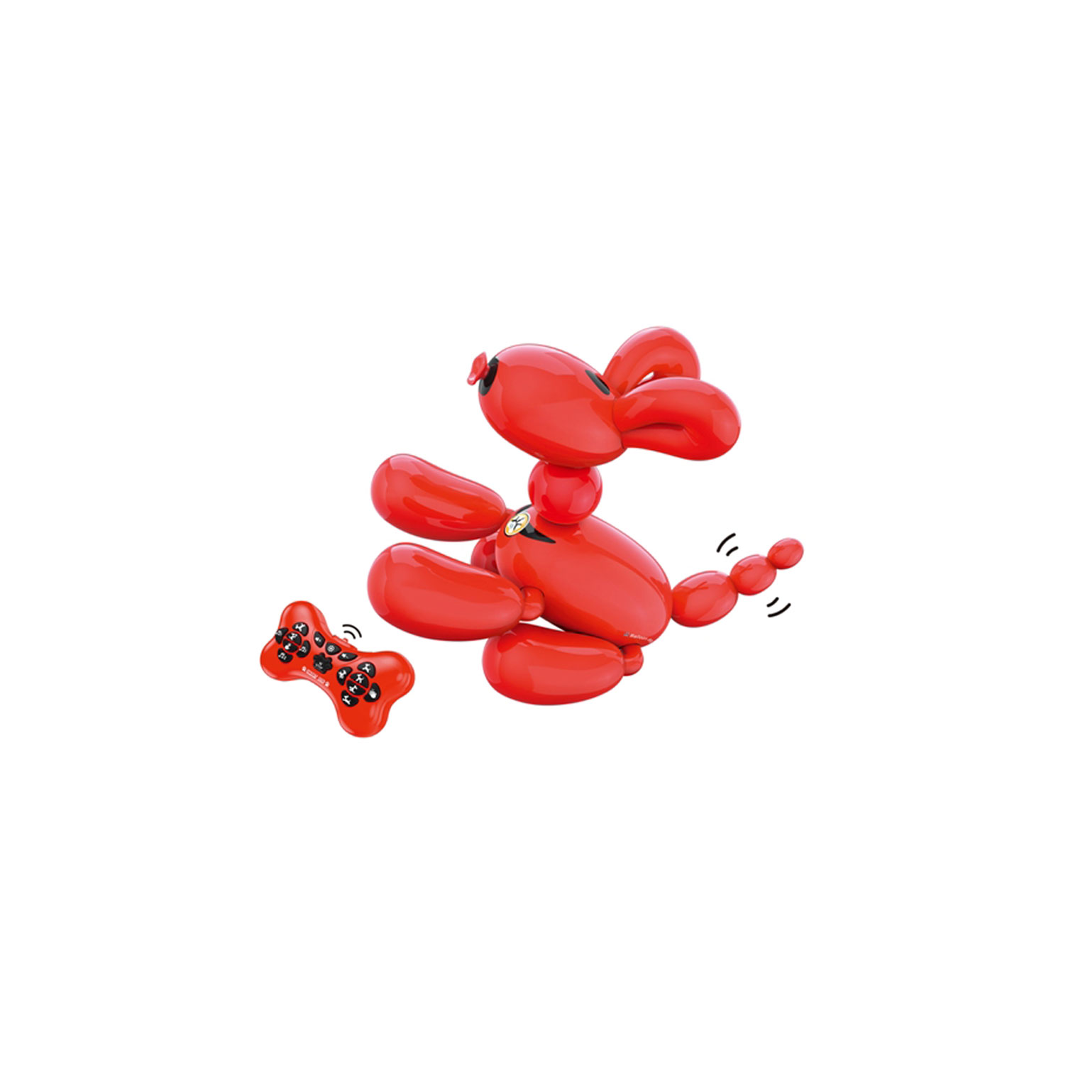 Remote control balloon dog in a box