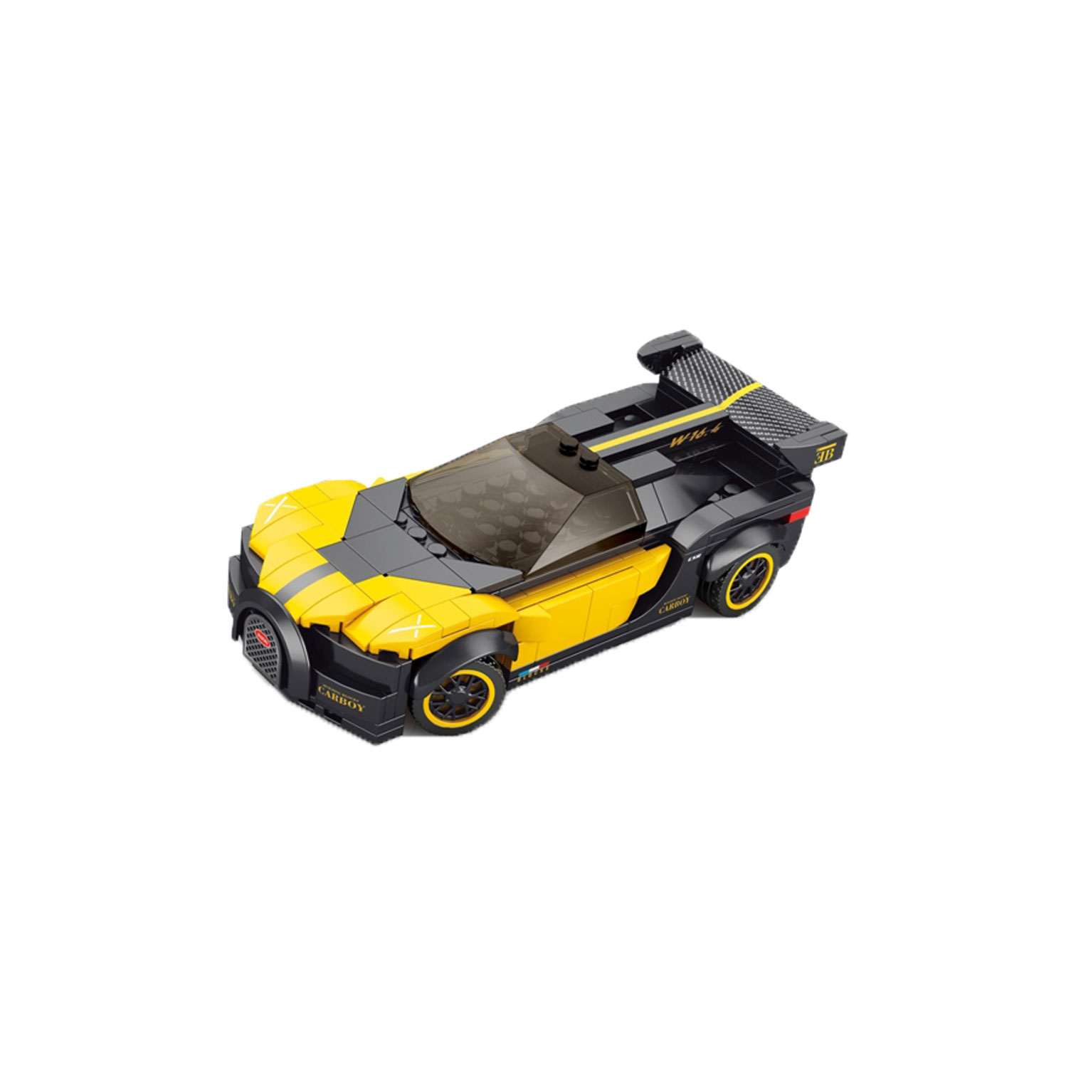 Remote control car assembly, 251 pieces in a box